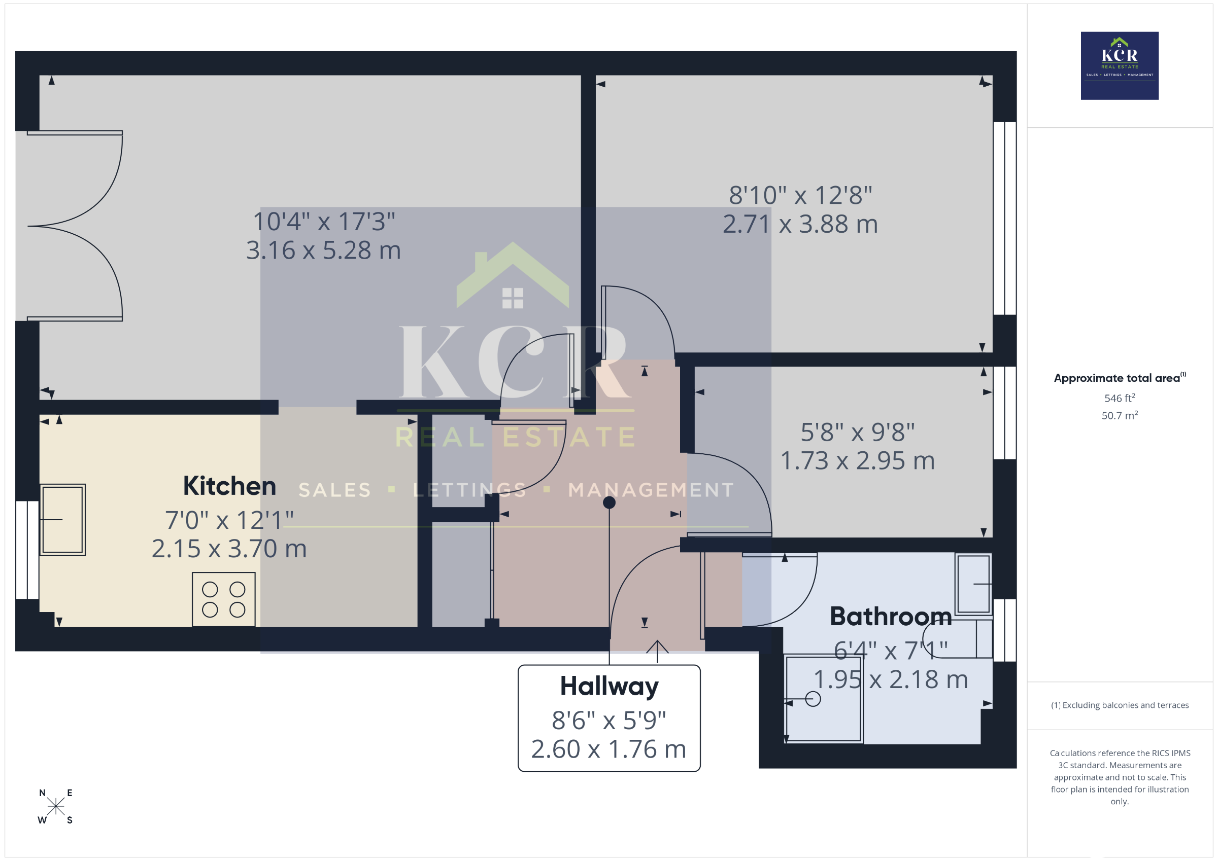 Flat 20, Kingswood Court, Wigston floorplan