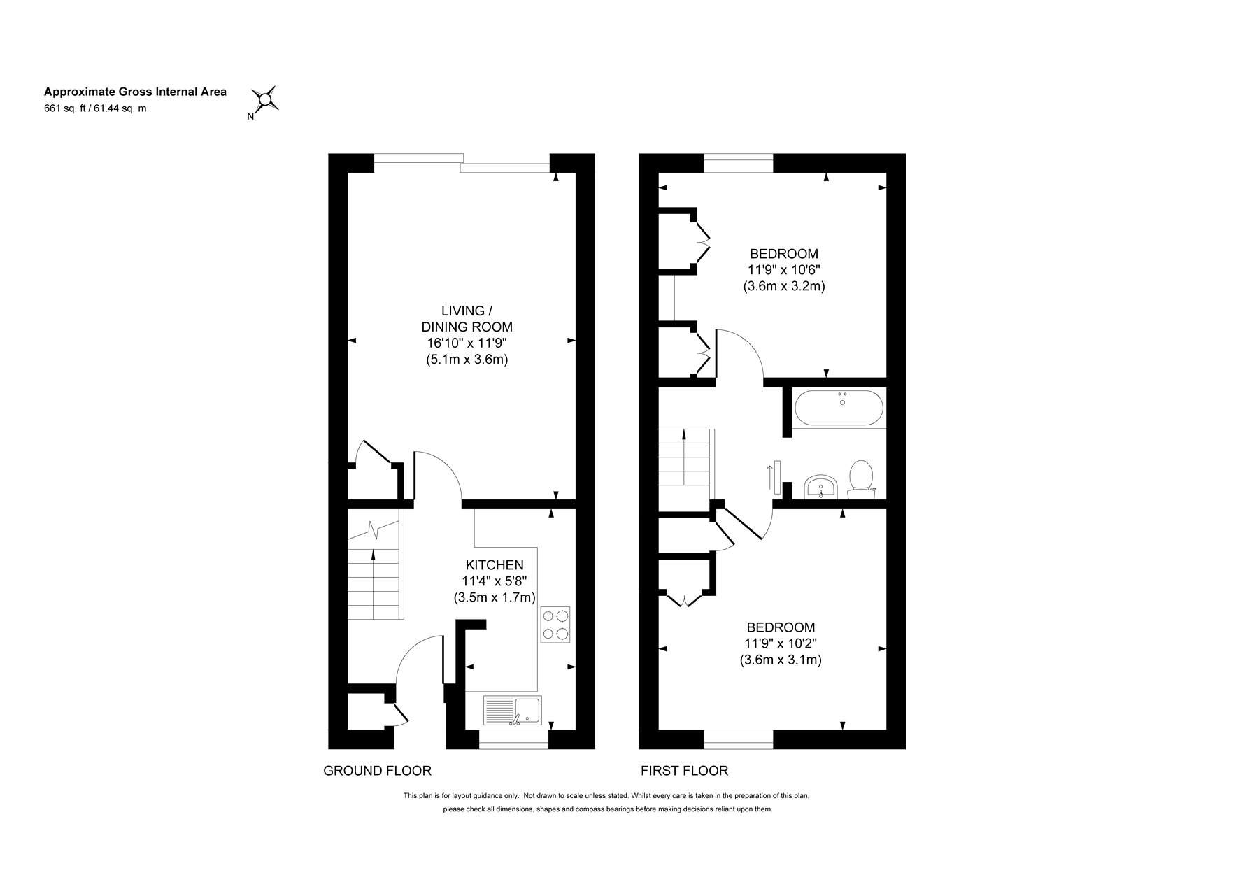 59, Inkerman Road, Woking floorplan