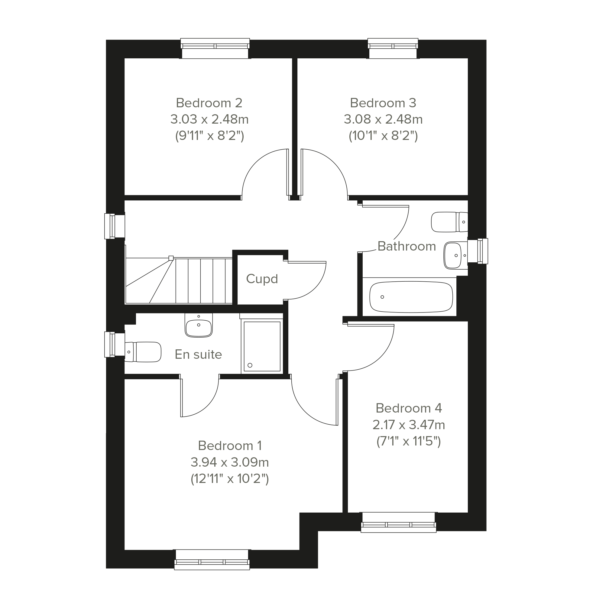 655, Fairy Beck, Carlisle floorplan