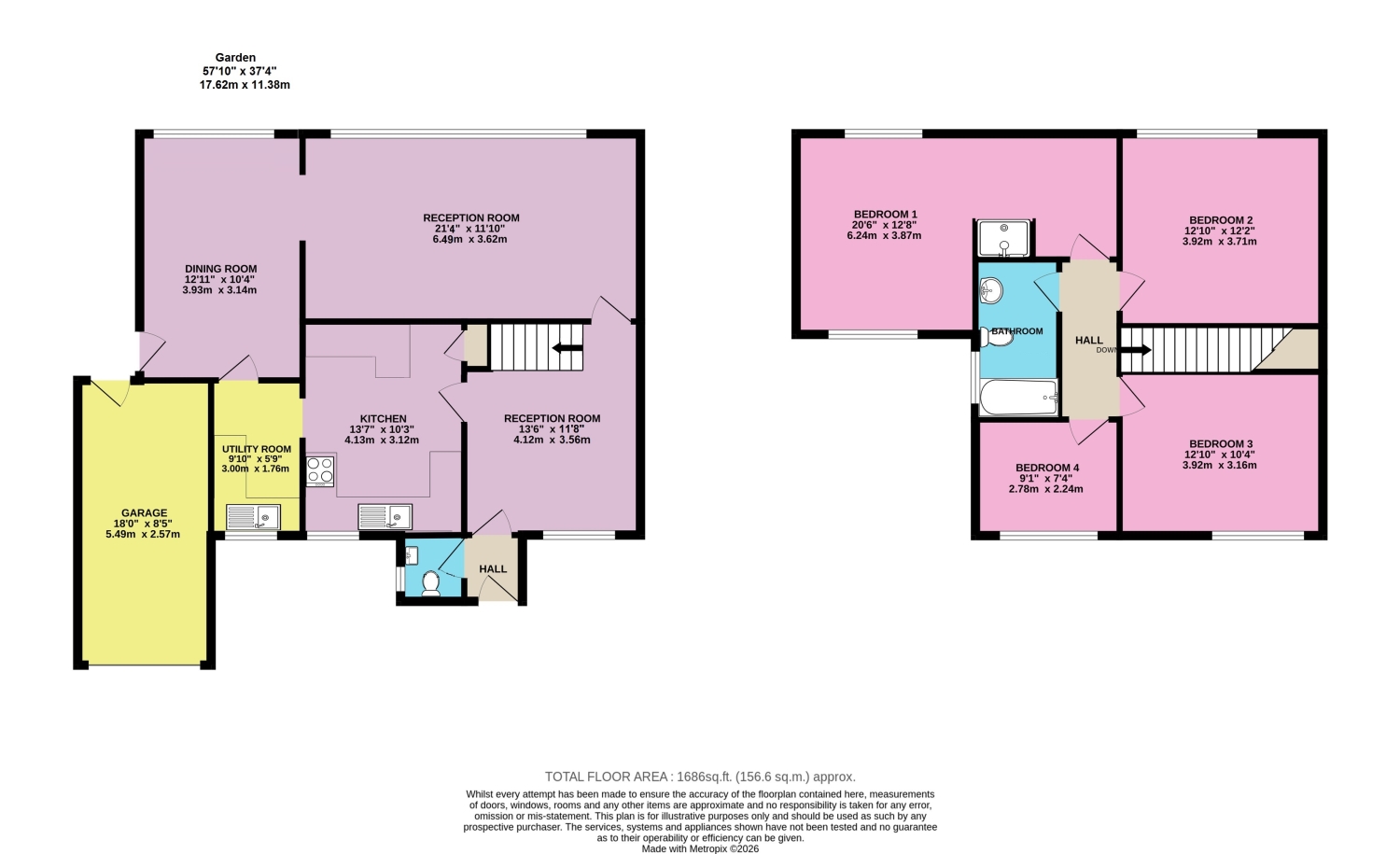 98, Pickhurst Park, Bromley floorplan
