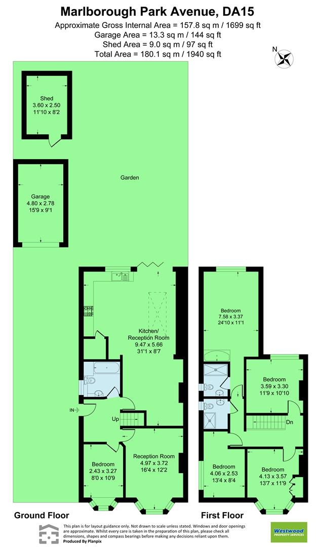 74, Marlborough Park Avenue, Sidcup floorplan