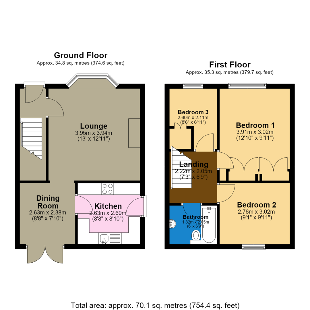 Dorrington Close, Sleaford floorplan