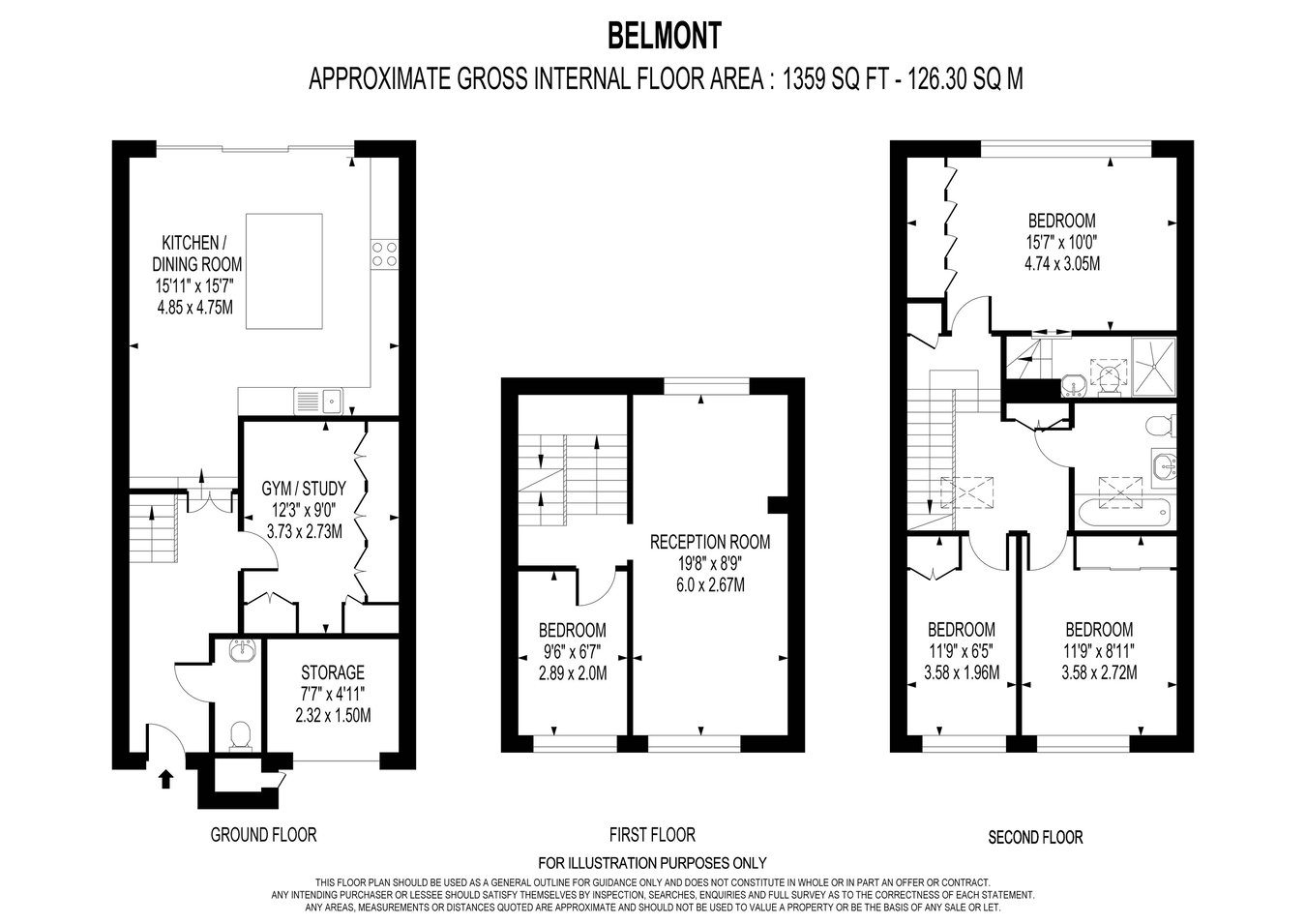 11, Belmont, Weybridge floorplan