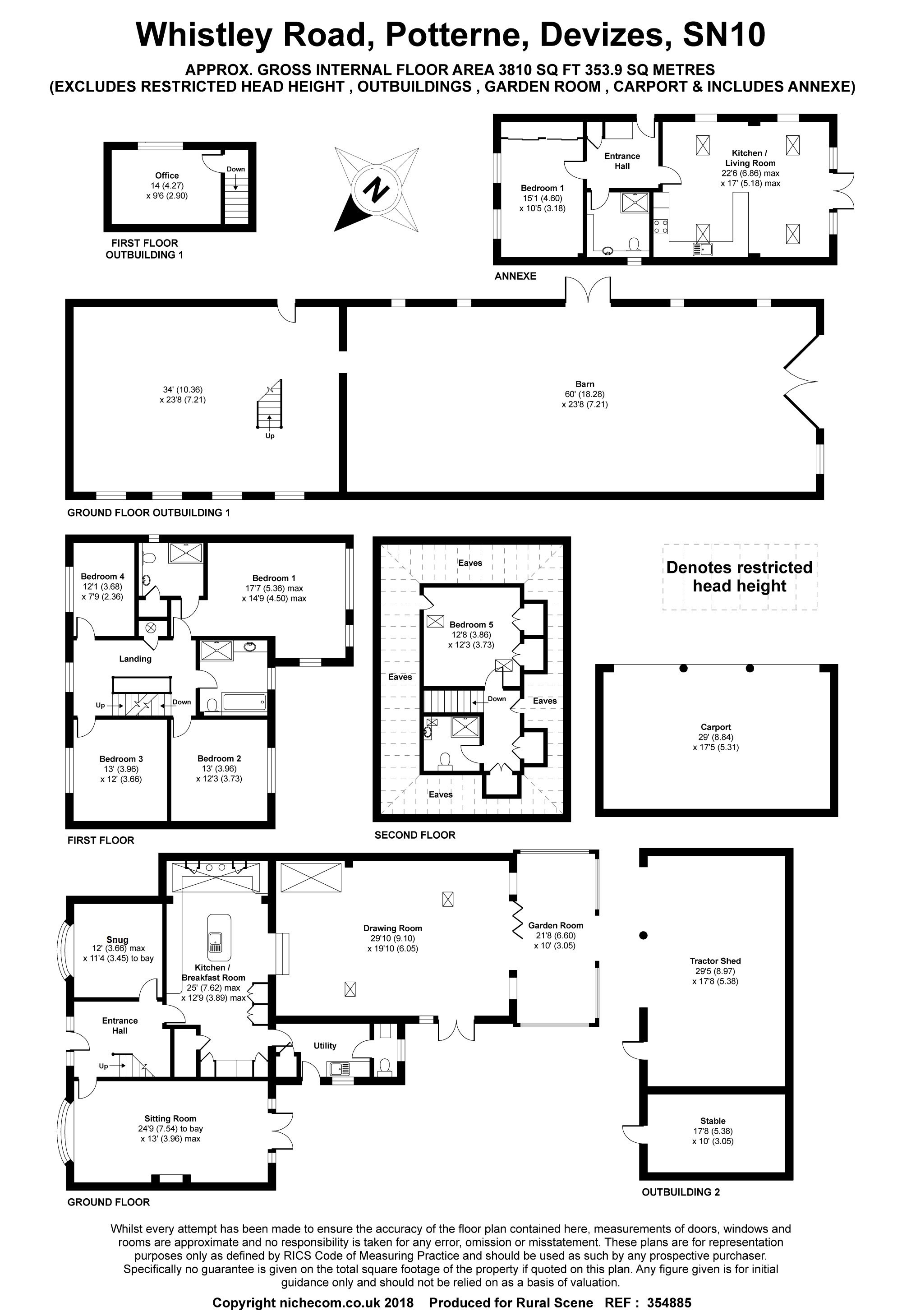 5 Bedrooms Detached house for sale in Whistley Road, Potterne, Devizes SN10