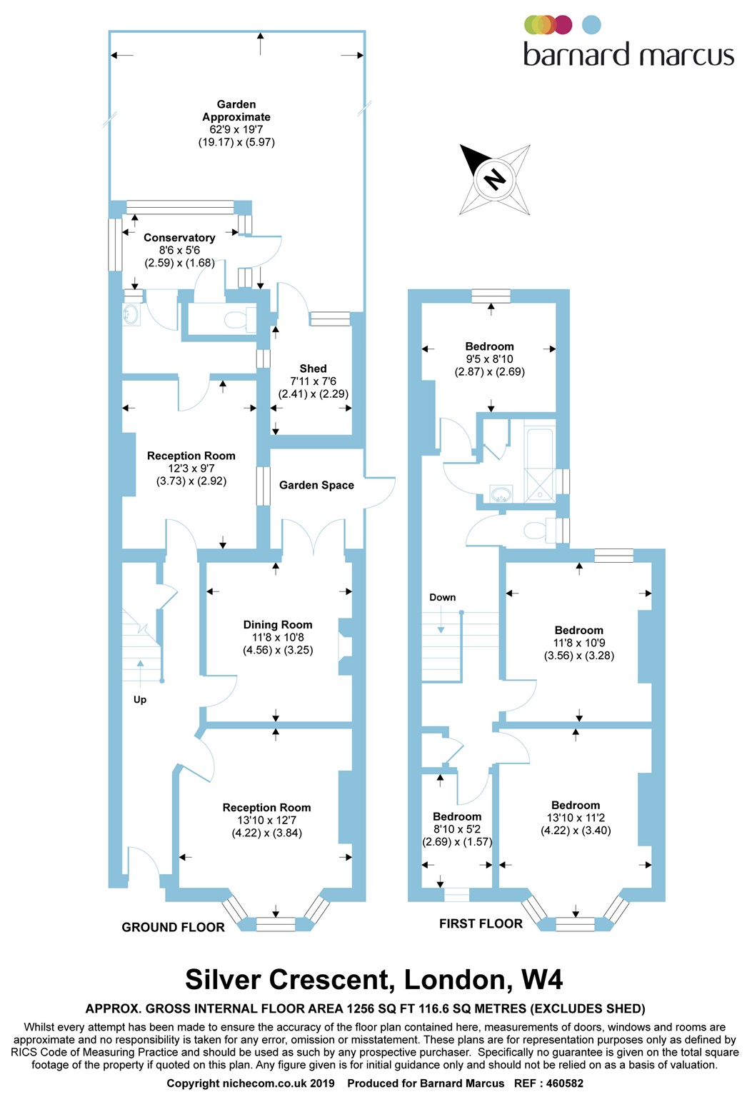 3 Bedrooms Terraced house for sale in Silver Crescent, Chiswick, London W4