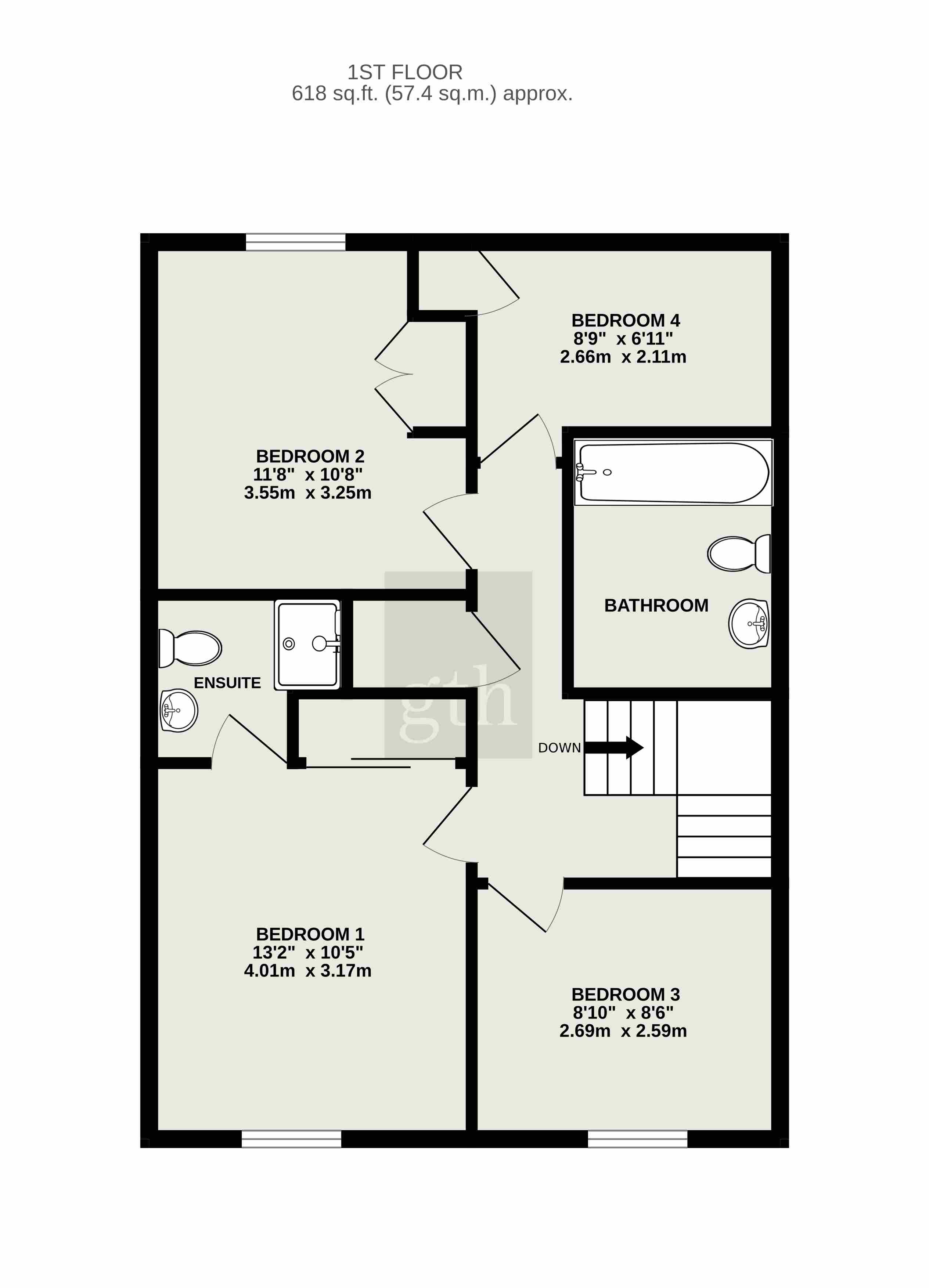 11, Glasses Mead, Somerset floorplan