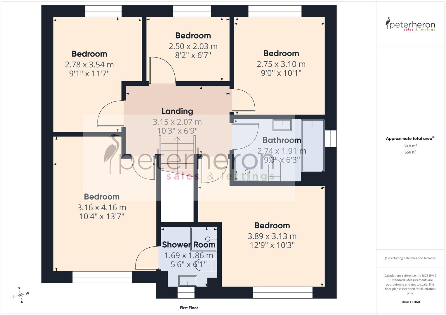 44, Laing Close, Sunderland floorplan