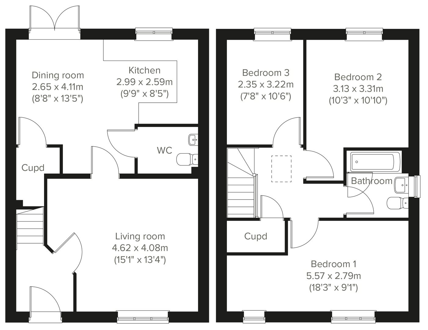 Goldfinch Way, Manor Grove Forest of Dean Gloucestershire floorplan