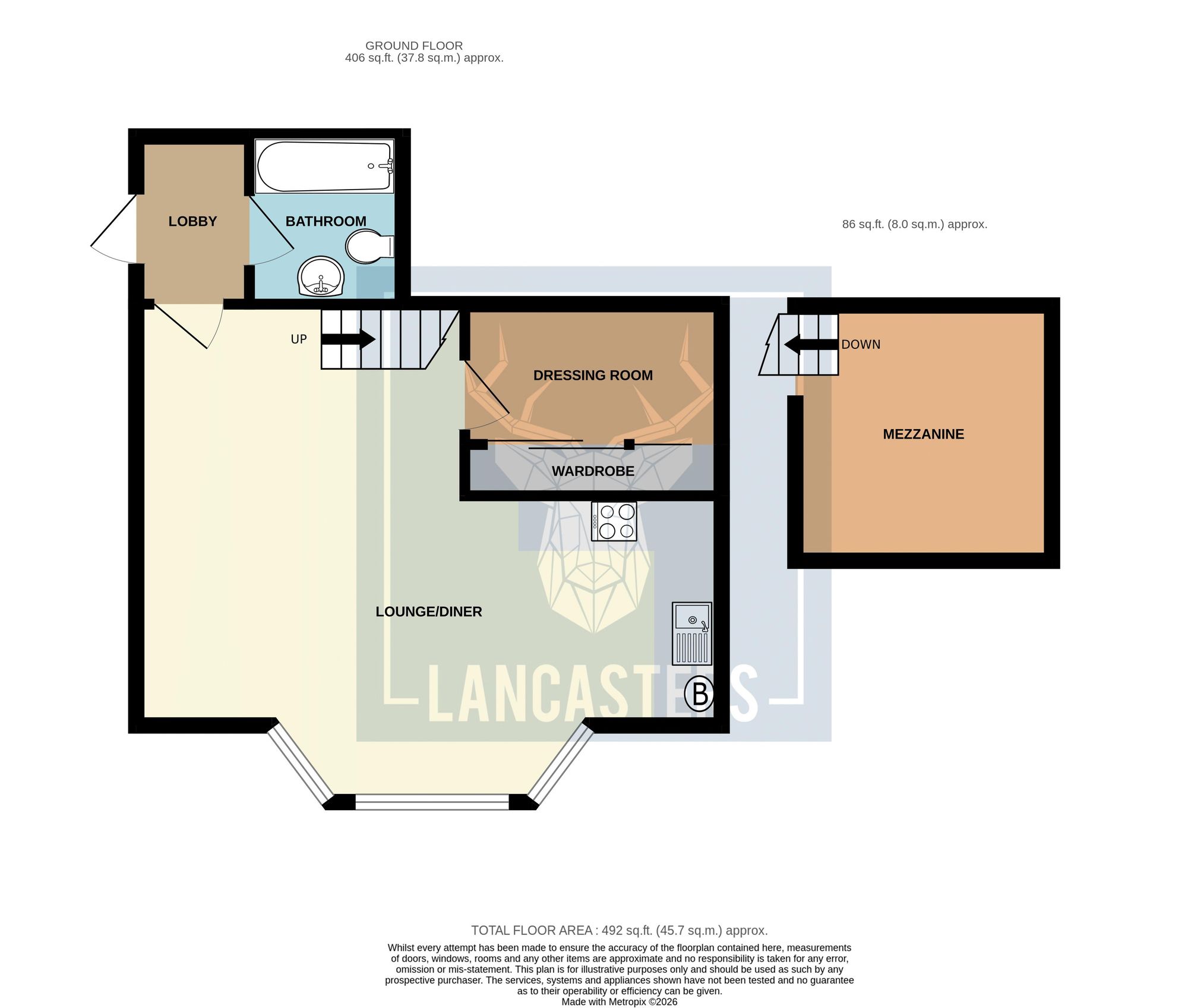 Flat 4, Thorness House, Cowes floorplan