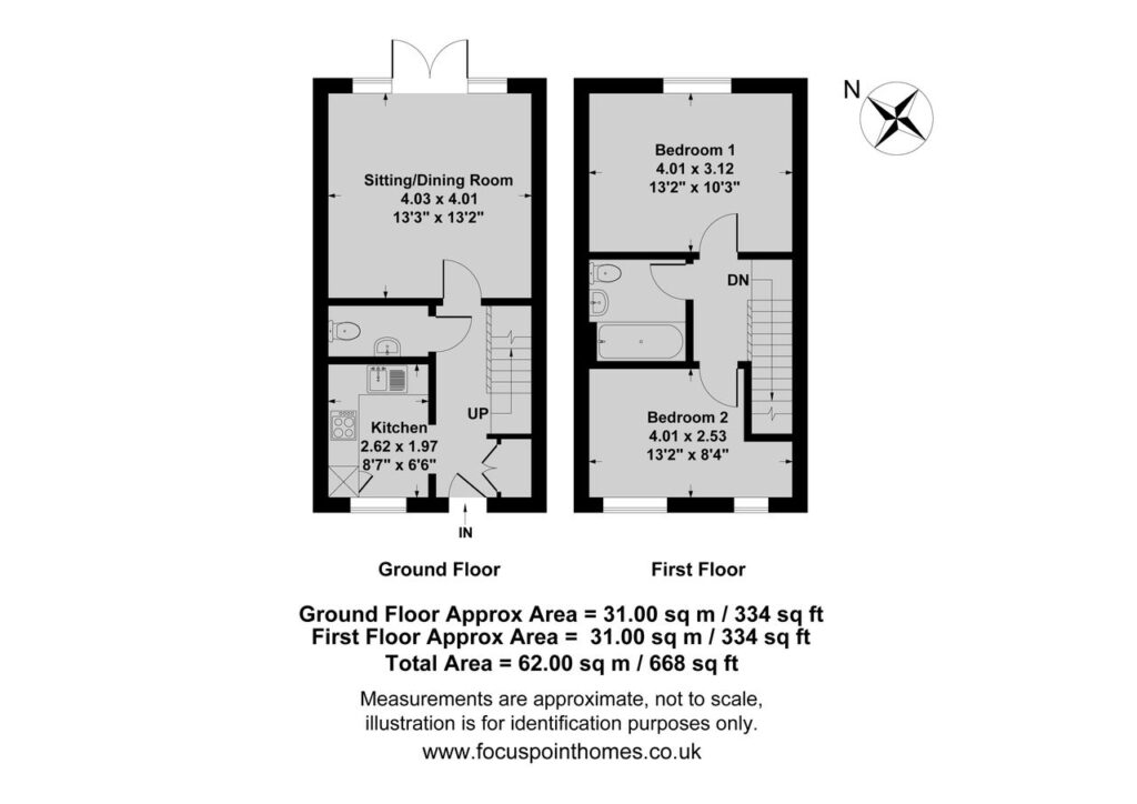 18, Linnet Road, Bodicote floorplan