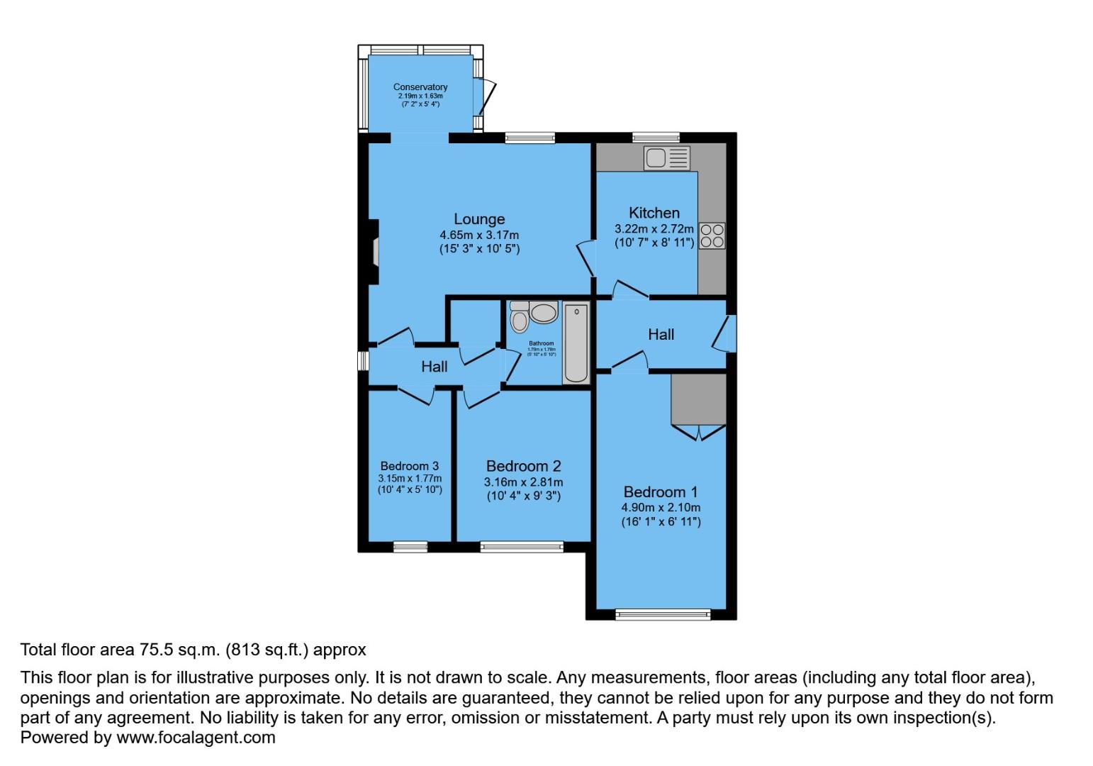 Grange Park Avenue, Chesterfield floorplan
