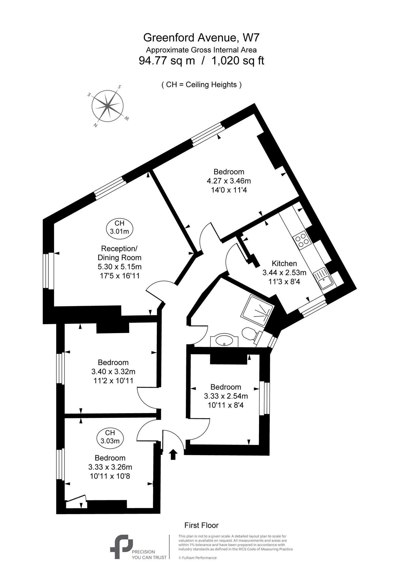 4 Victoria Mansions, London floorplan