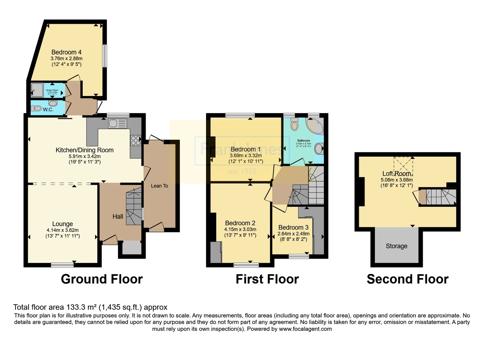 5, Redmarle Road, Leicestershire floorplan