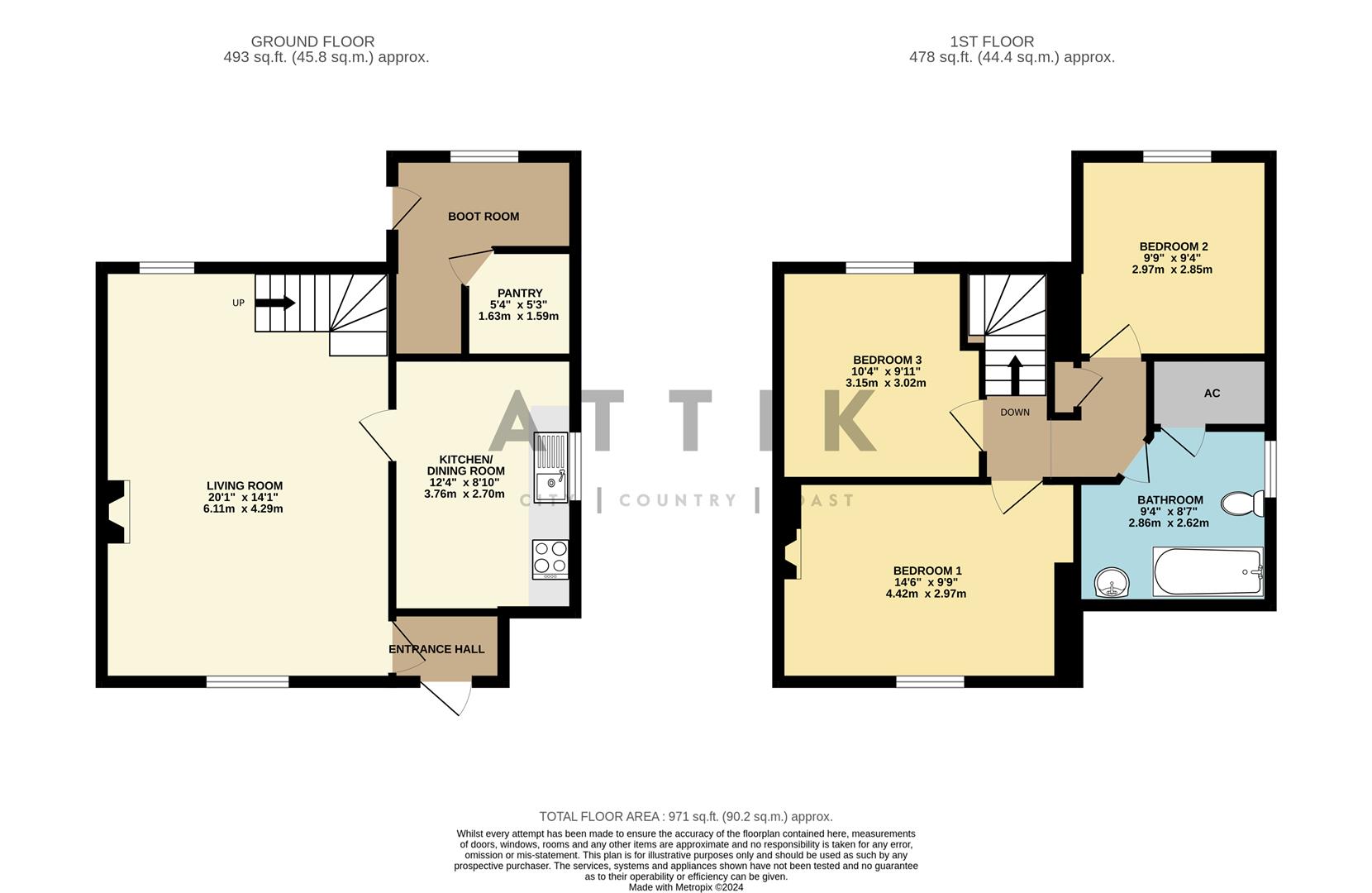 42, Mill Road, Tittleshall floorplan