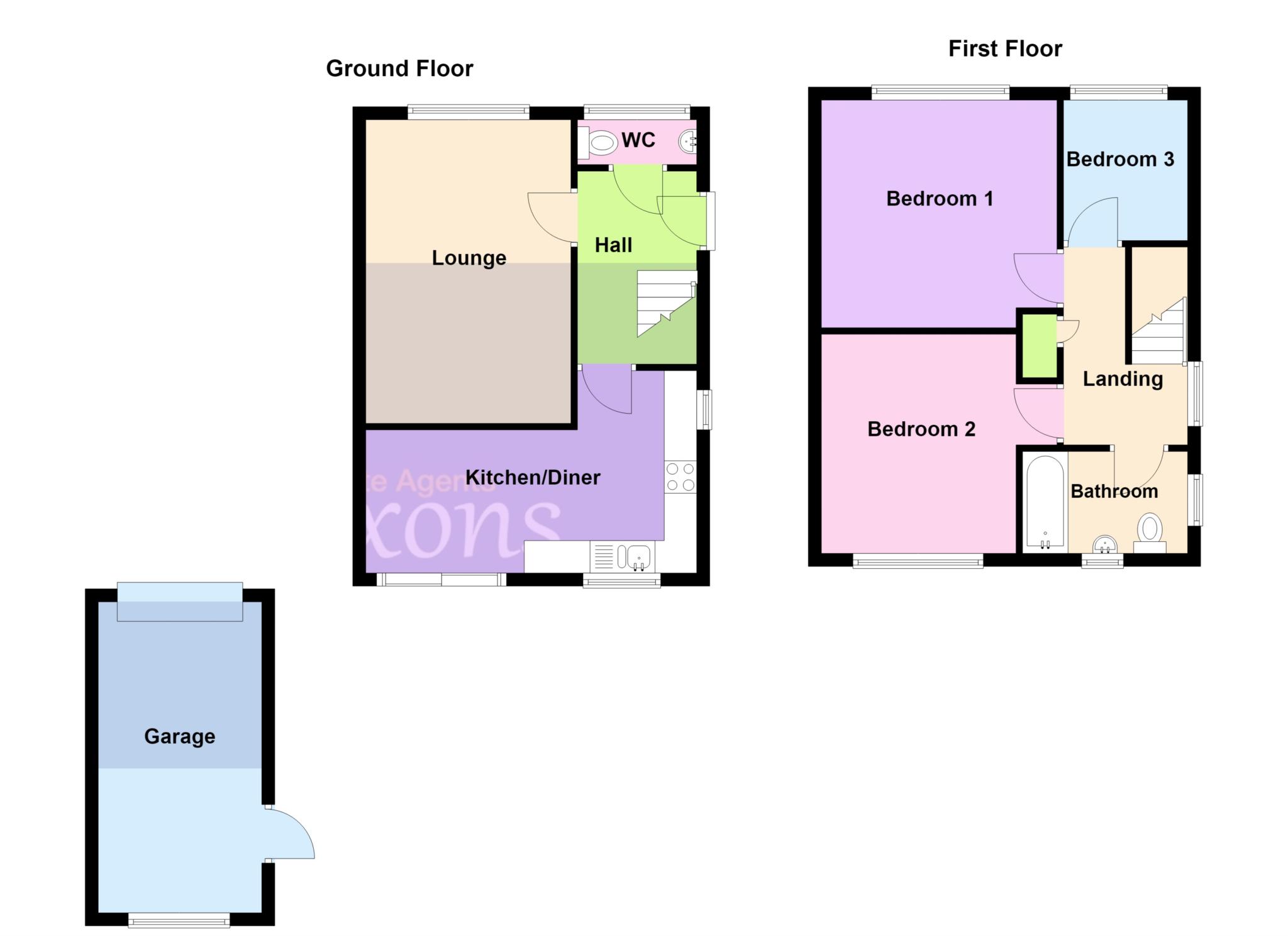 4, Tirley Way, Weston-super-Mare floorplan