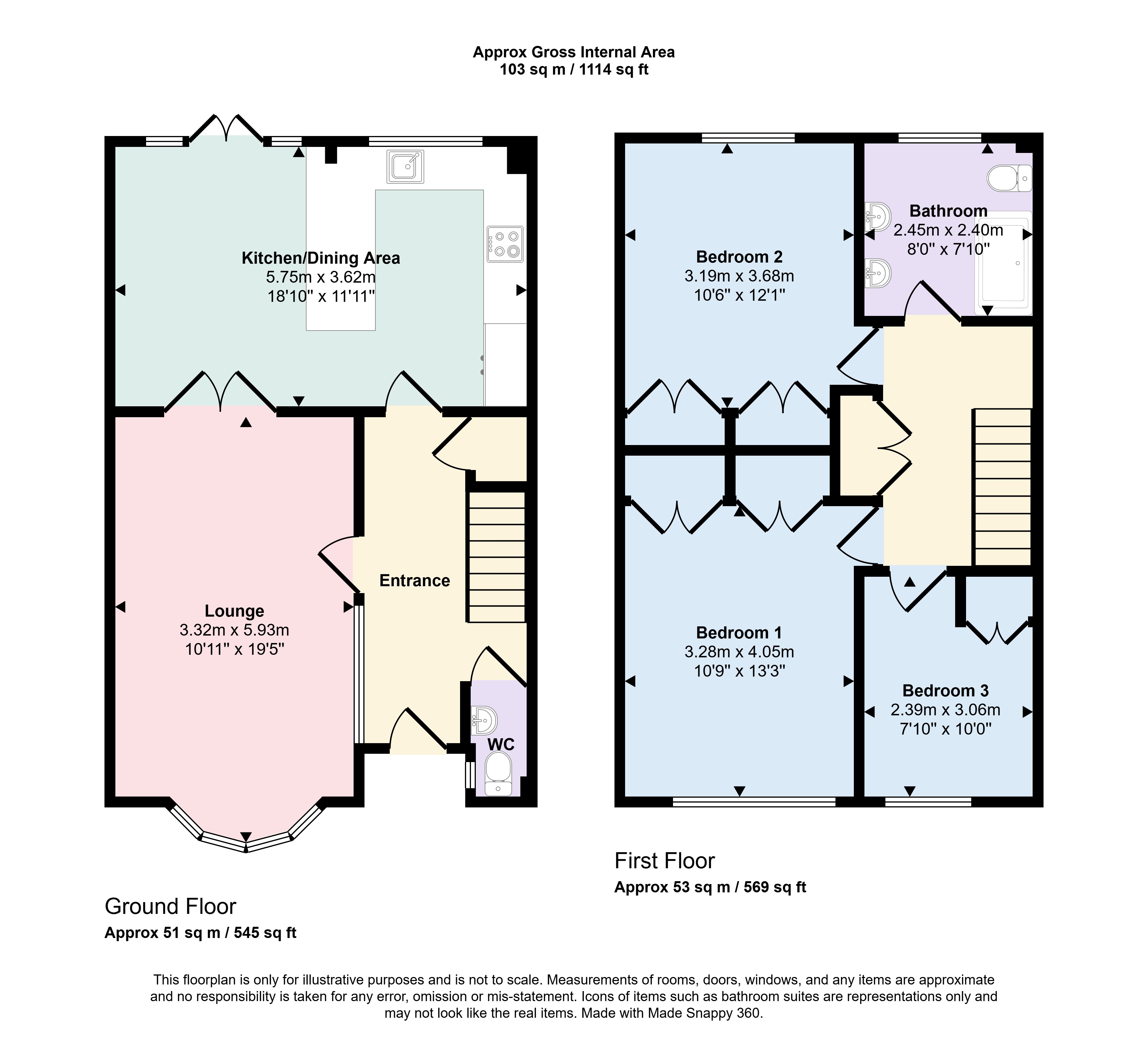 79, Wedgwood Drive, Poole floorplan
