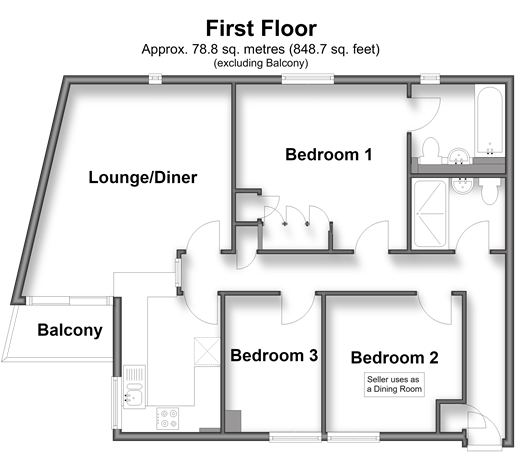 Albion Road, Sutton floorplan