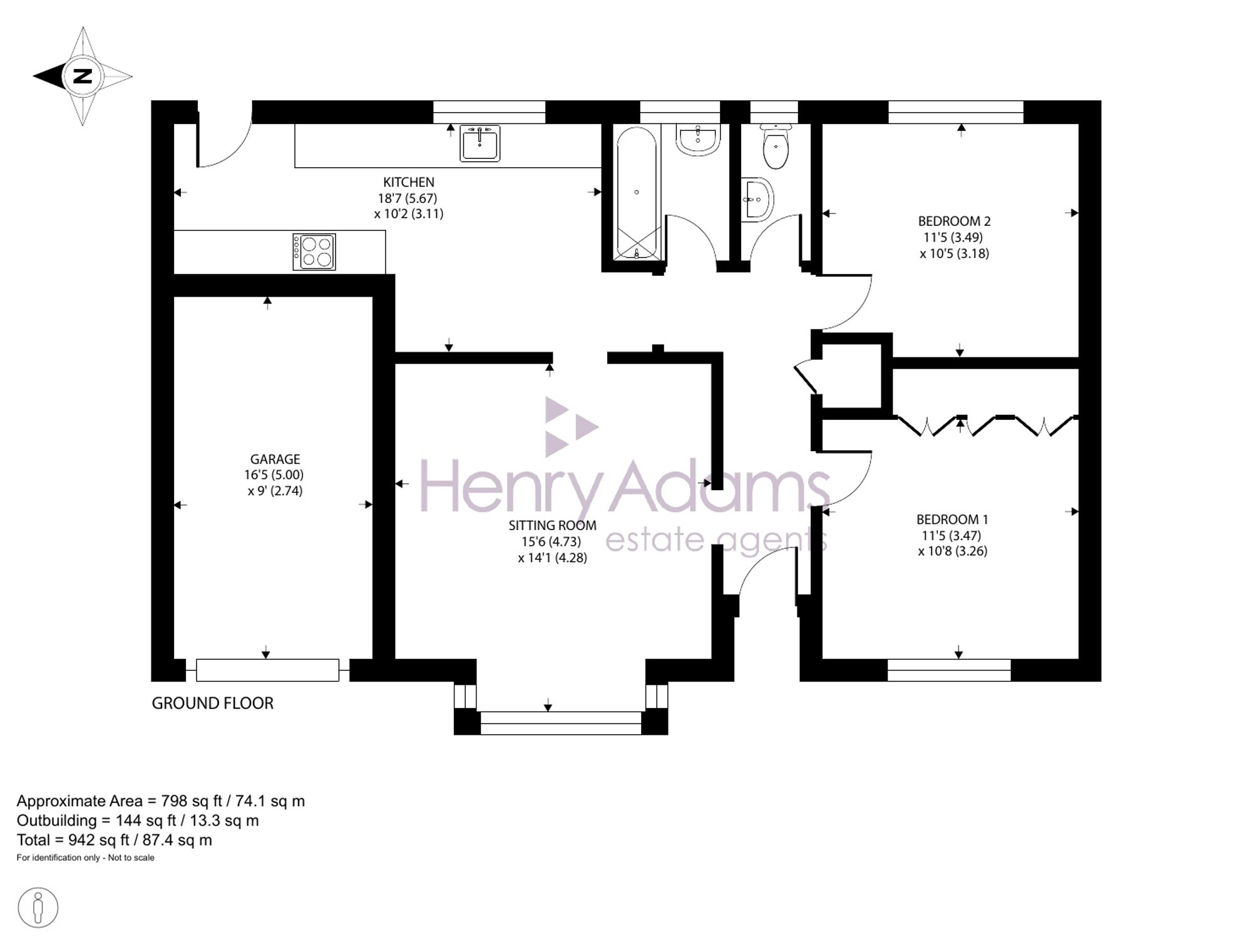 2 Shermanbury Drive, Pulborough floorplan