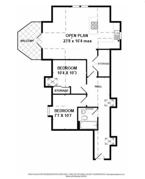 20 Rose Court,, The Galleries, Brentwood floorplan