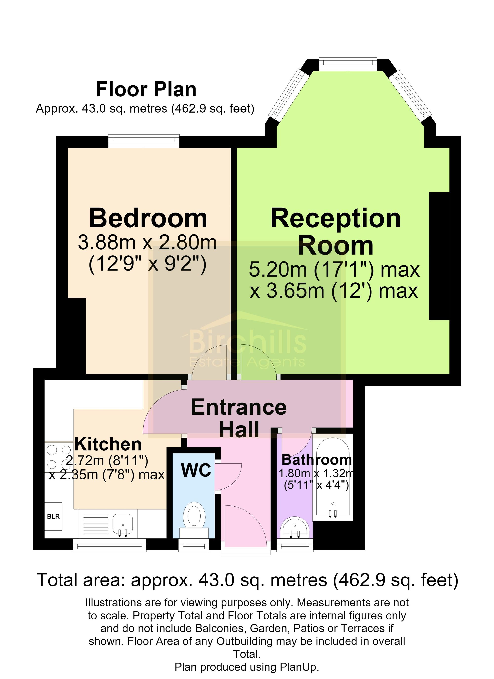 Flat 25, Fairmead House Homerton Road, London floorplan