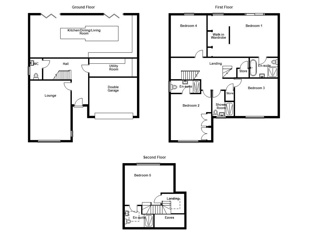663, Bury Road, Bamford, Rochdale floorplan