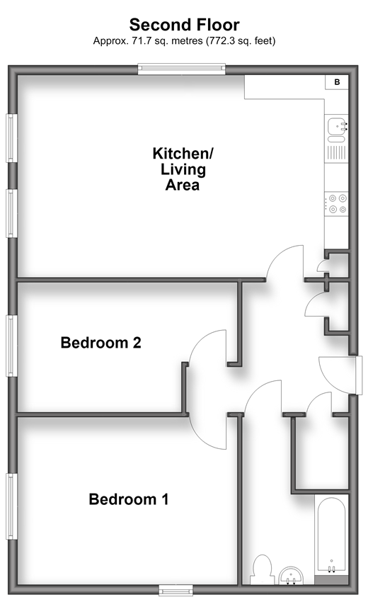 Lockyer Court Horsted Park, Chatham floorplan