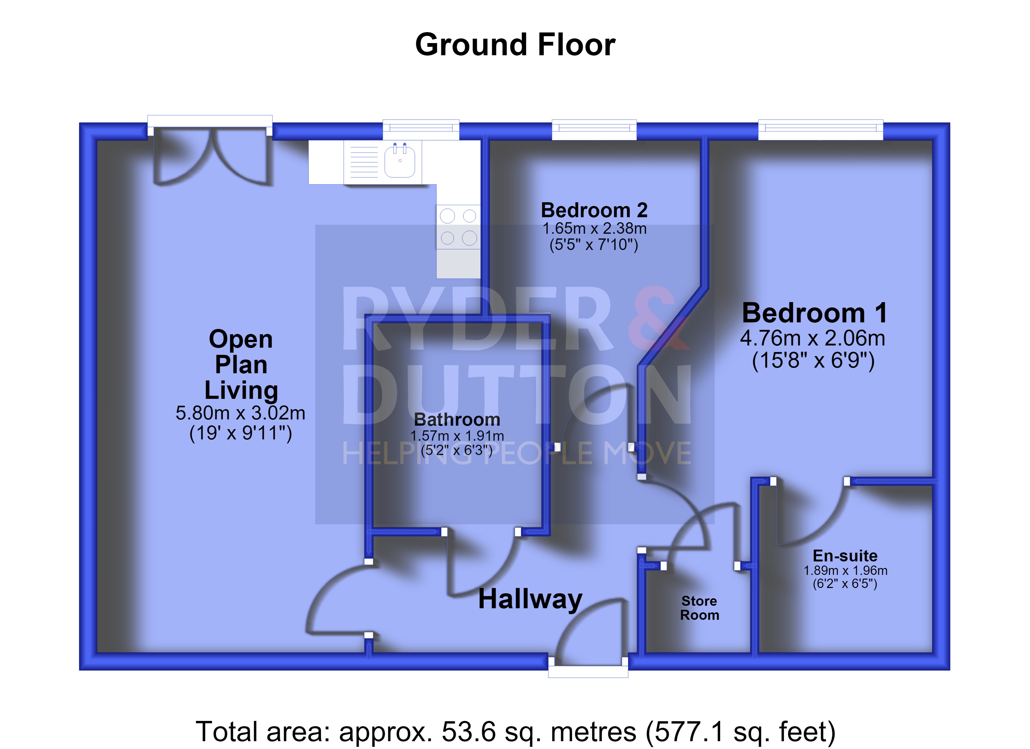 Apartment 17, Wince Brook Court,, Grimshaw Lane, Manchester floorplan