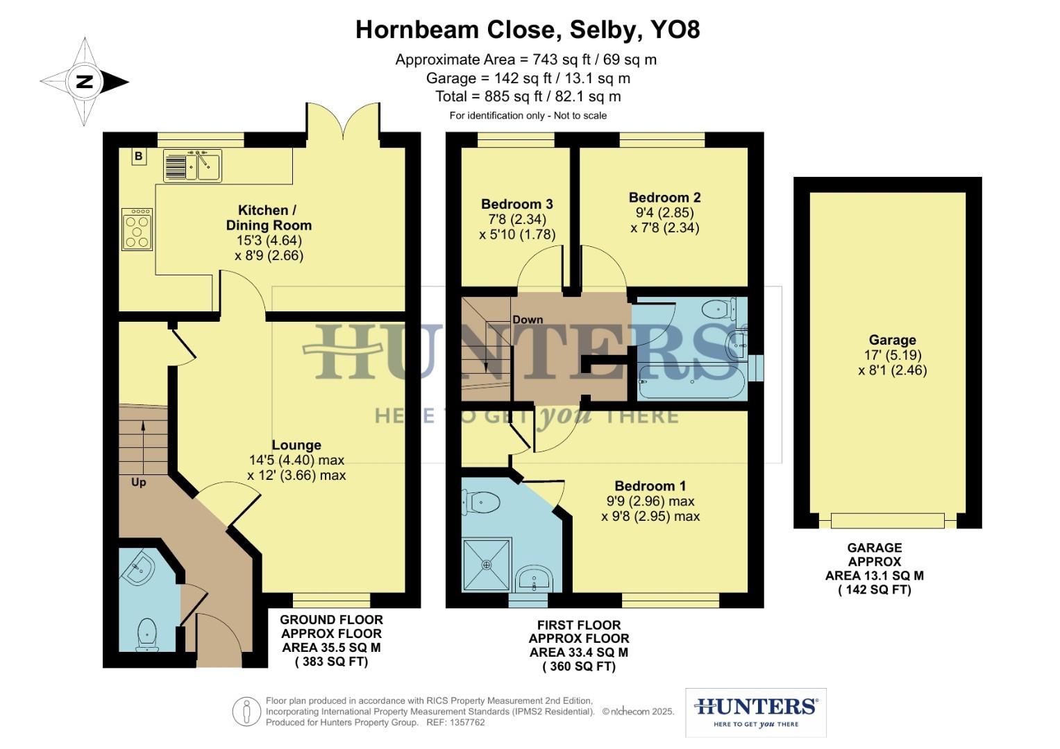 16, Hornbeam Close, Selby floorplan