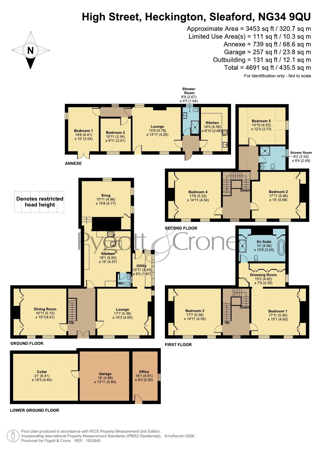 63-65 High Street, Heckington, Sleaford, Lincolnshire, NG34 floorplan