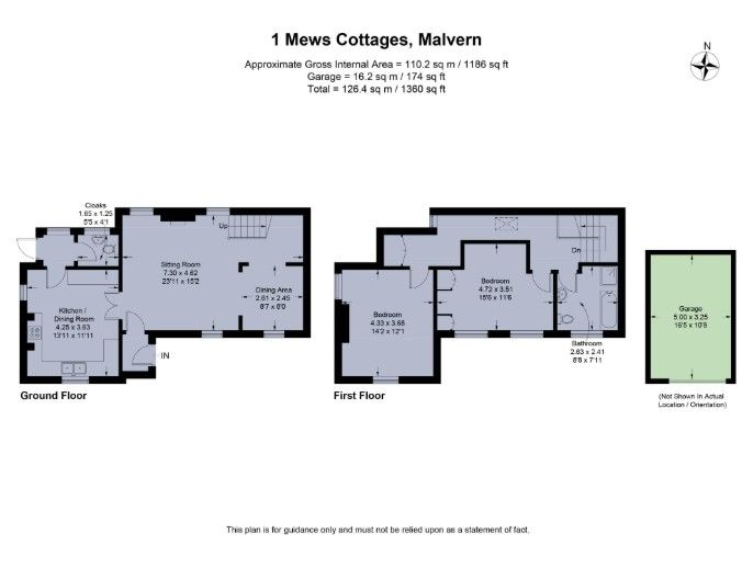 Mews Cottages, 81,1, Albert Road South, Malvern floorplan
