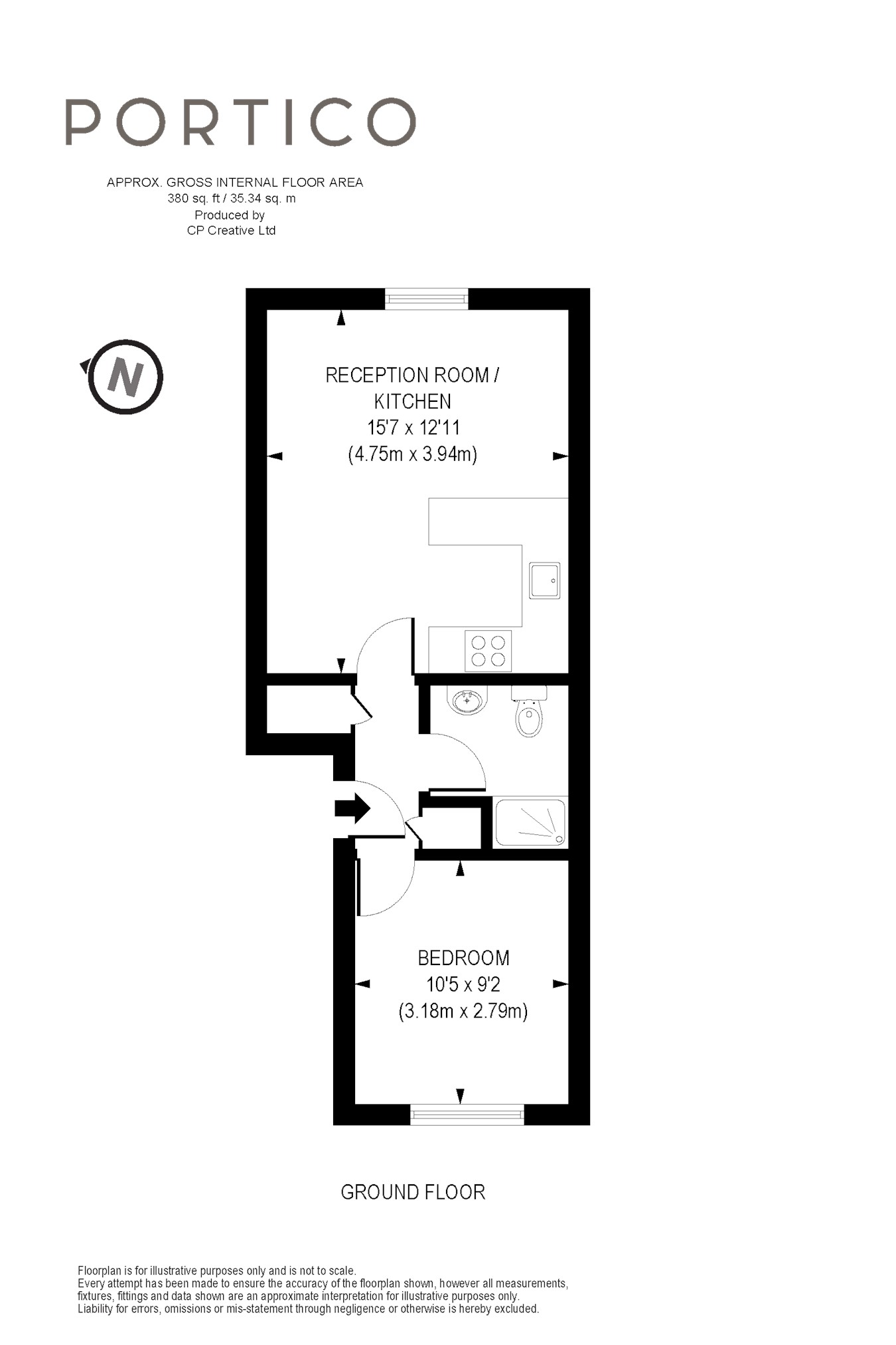 1 Bedrooms Flat for sale in Higham Station Avenue, London E4