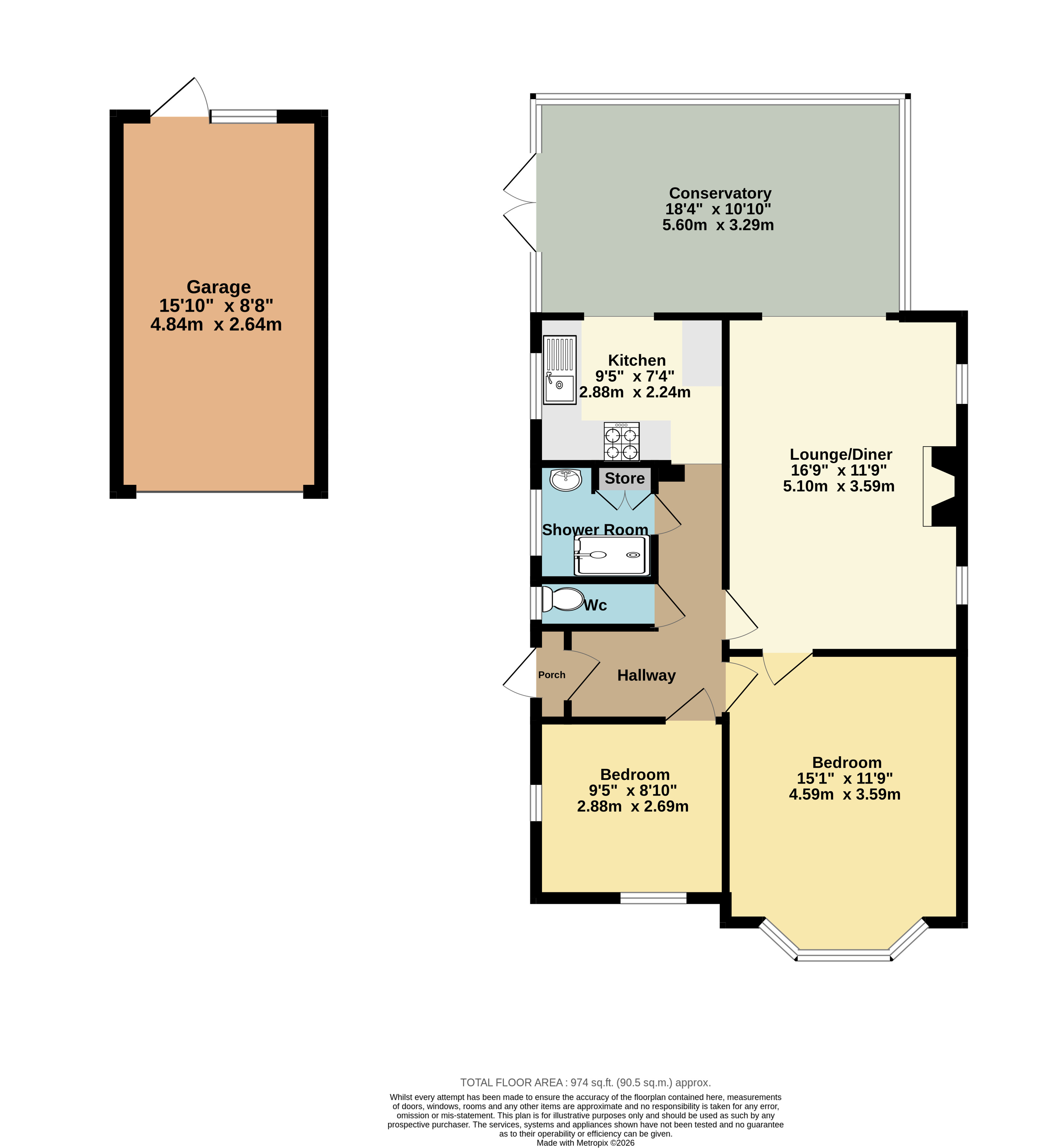50, Masons Rise, Kent floorplan