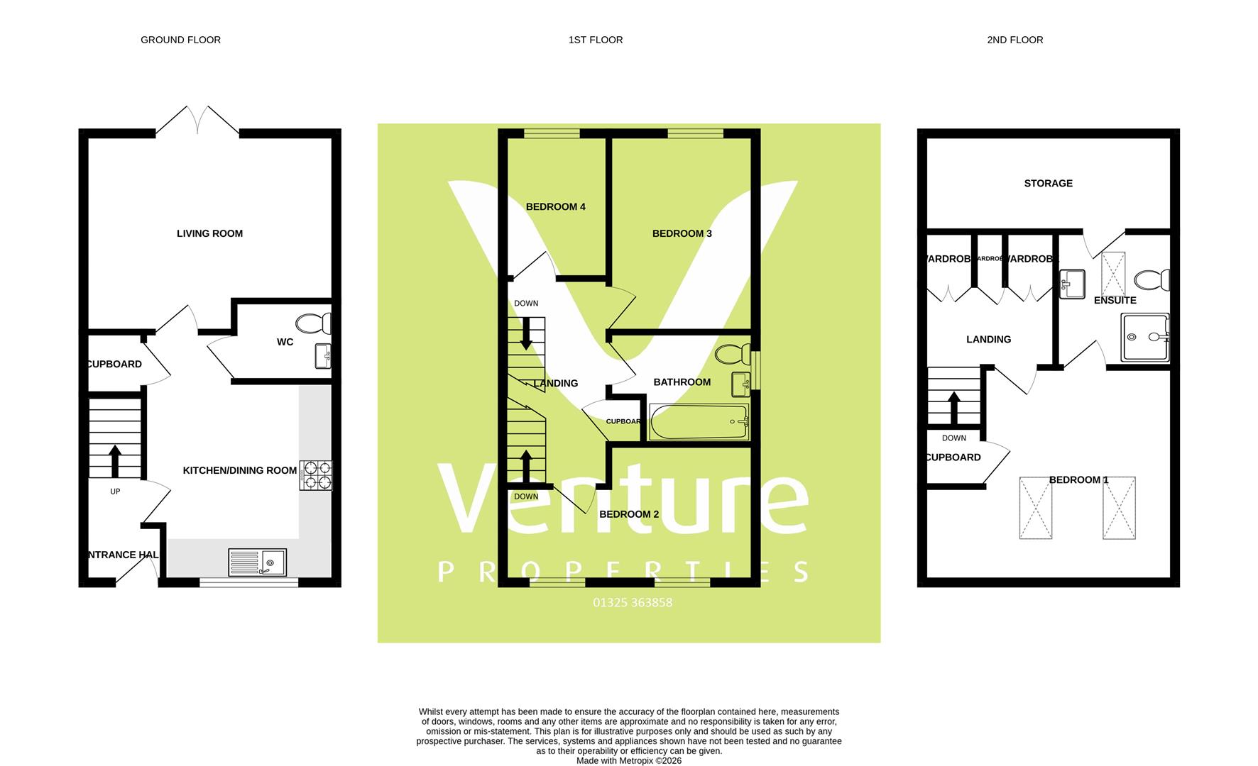 60, Haydock Drive, Darlington floorplan