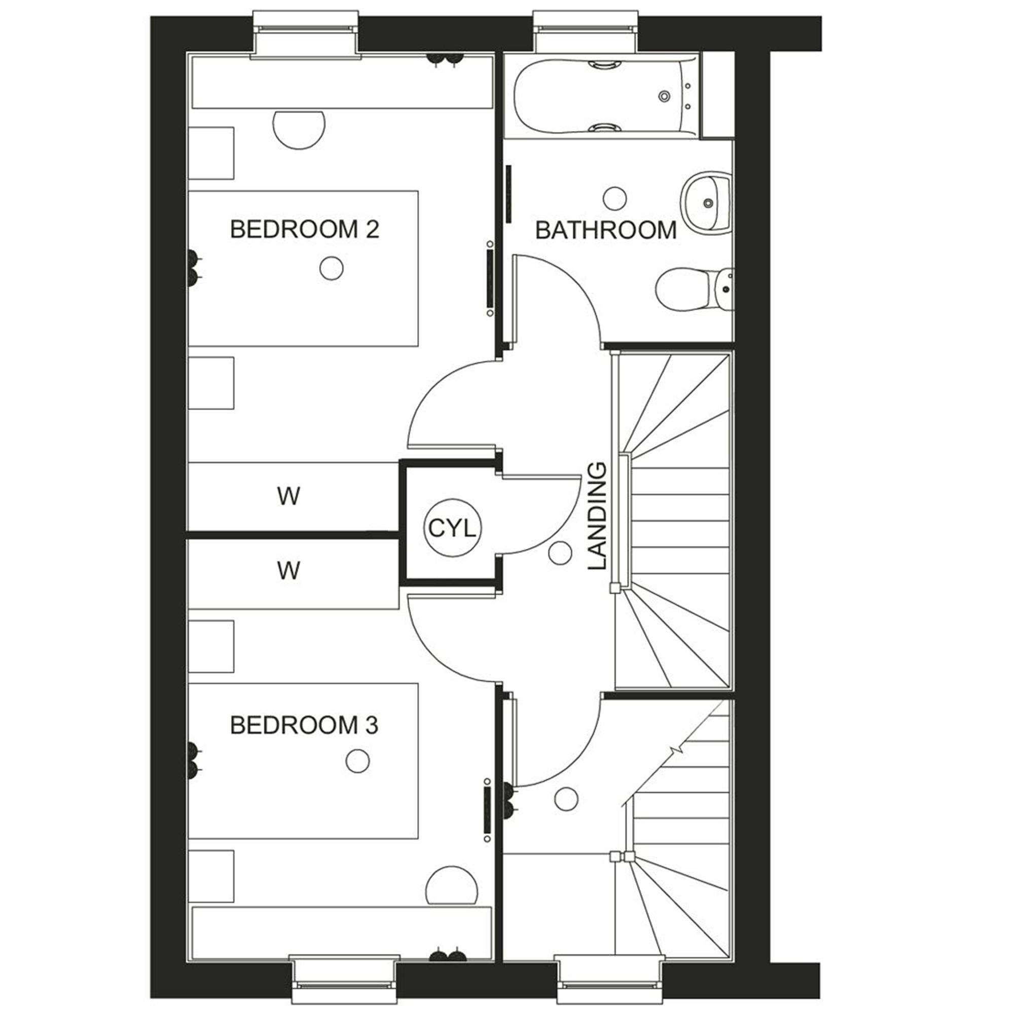 New home, 3 bed terraced house for sale in at Town Lane