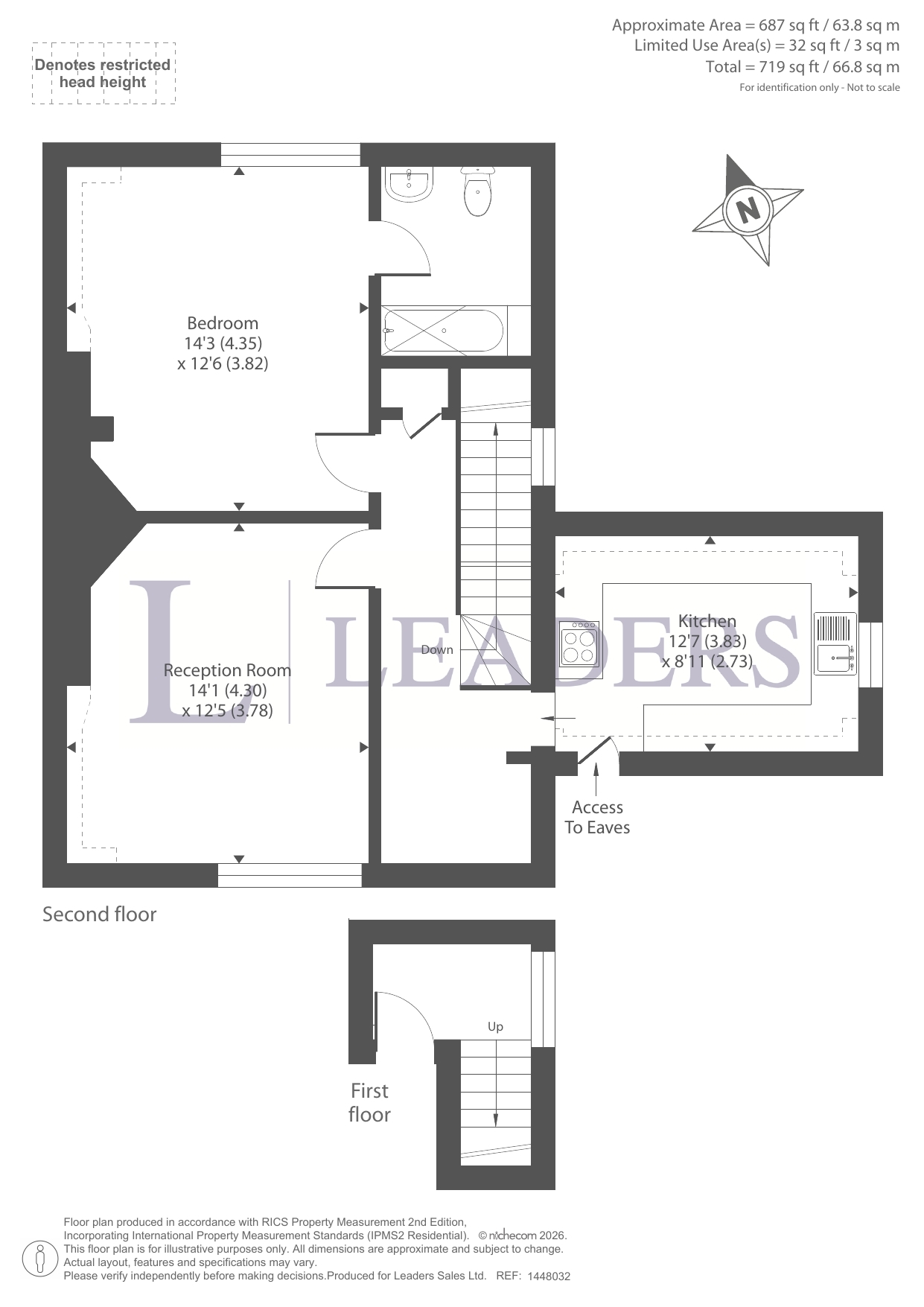 Flat C, 39, Somers Road, Surrey floorplan