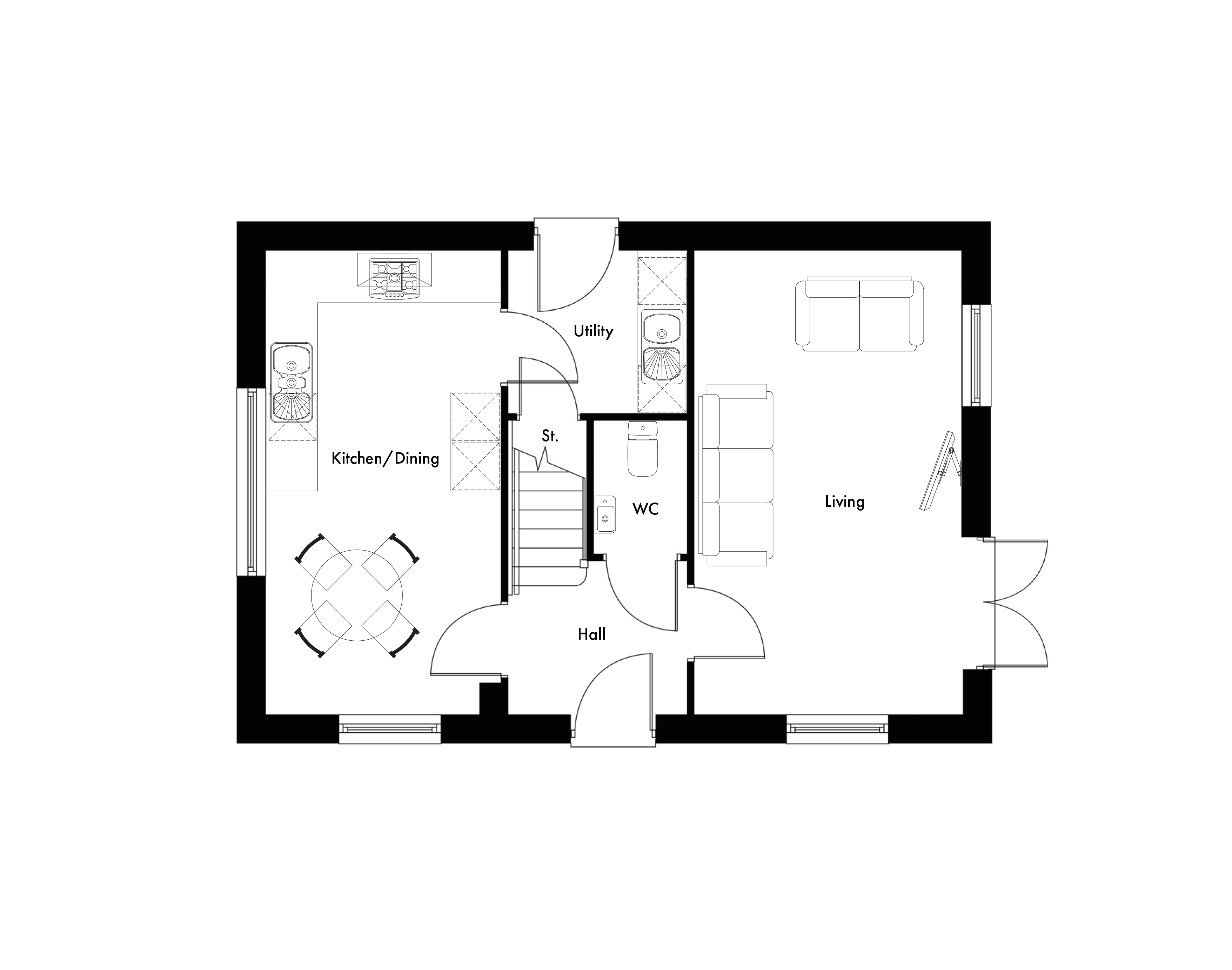 Ashbourne - plot 6 floorplan