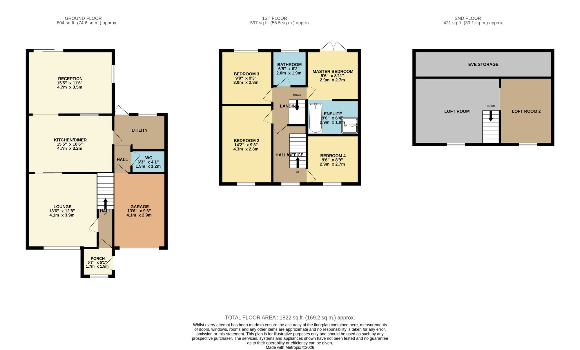 24 Tenby Court, Caerphilly floorplan