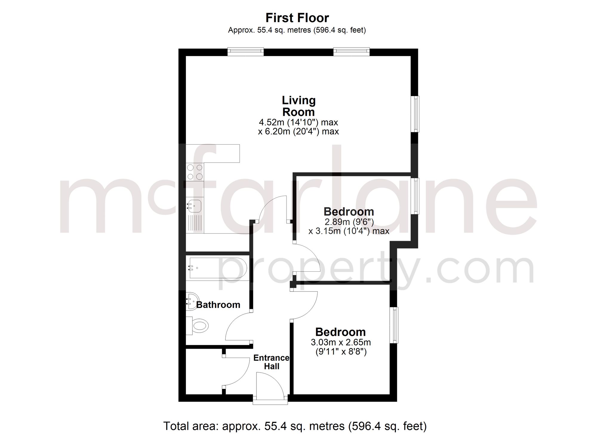 Flat 1, The Old Manse High Street, Swindon floorplan
