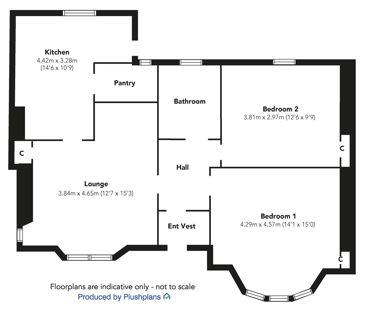Broomberry Drive, Gourock PA19, 2 bedroom semidetached bungalow for