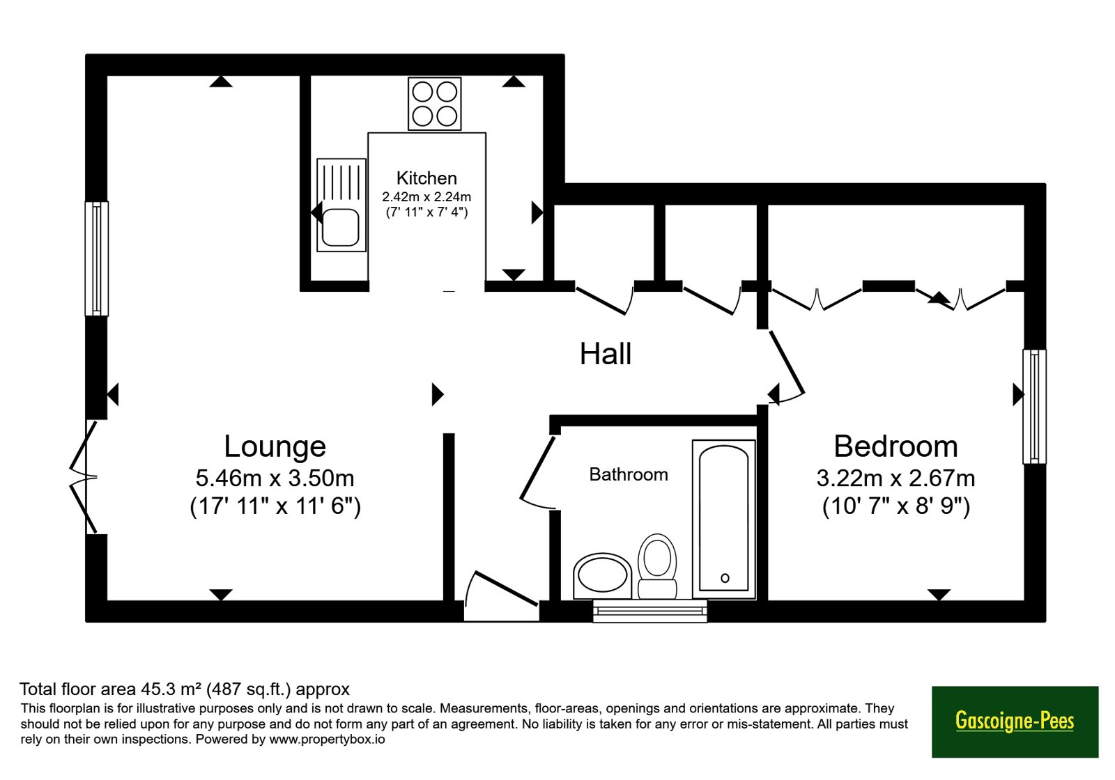 Flat 1 Doveton House,, Balmoral Drive, Surrey floorplan