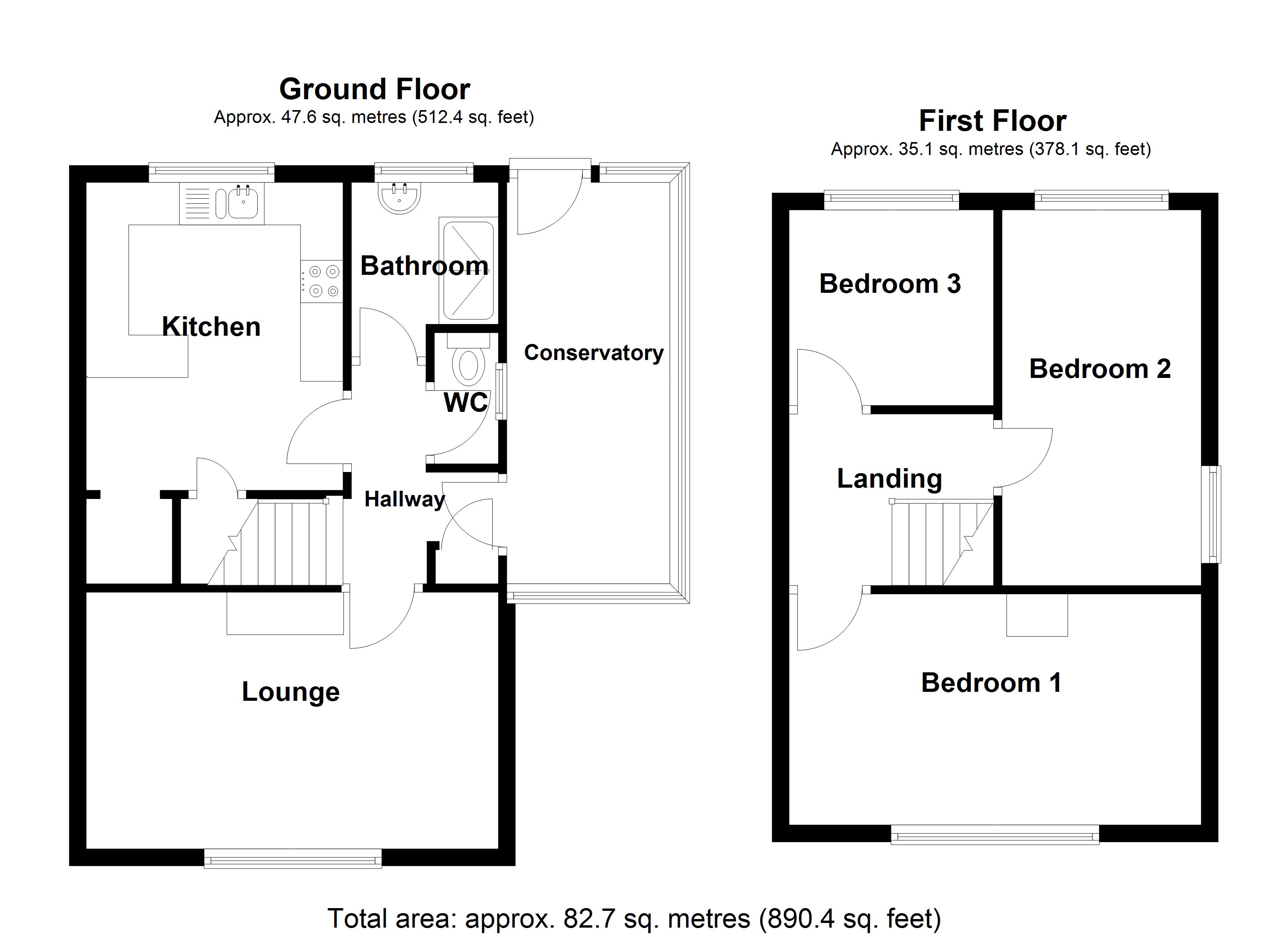 18, Thorold Avenue, Sleaford floorplan