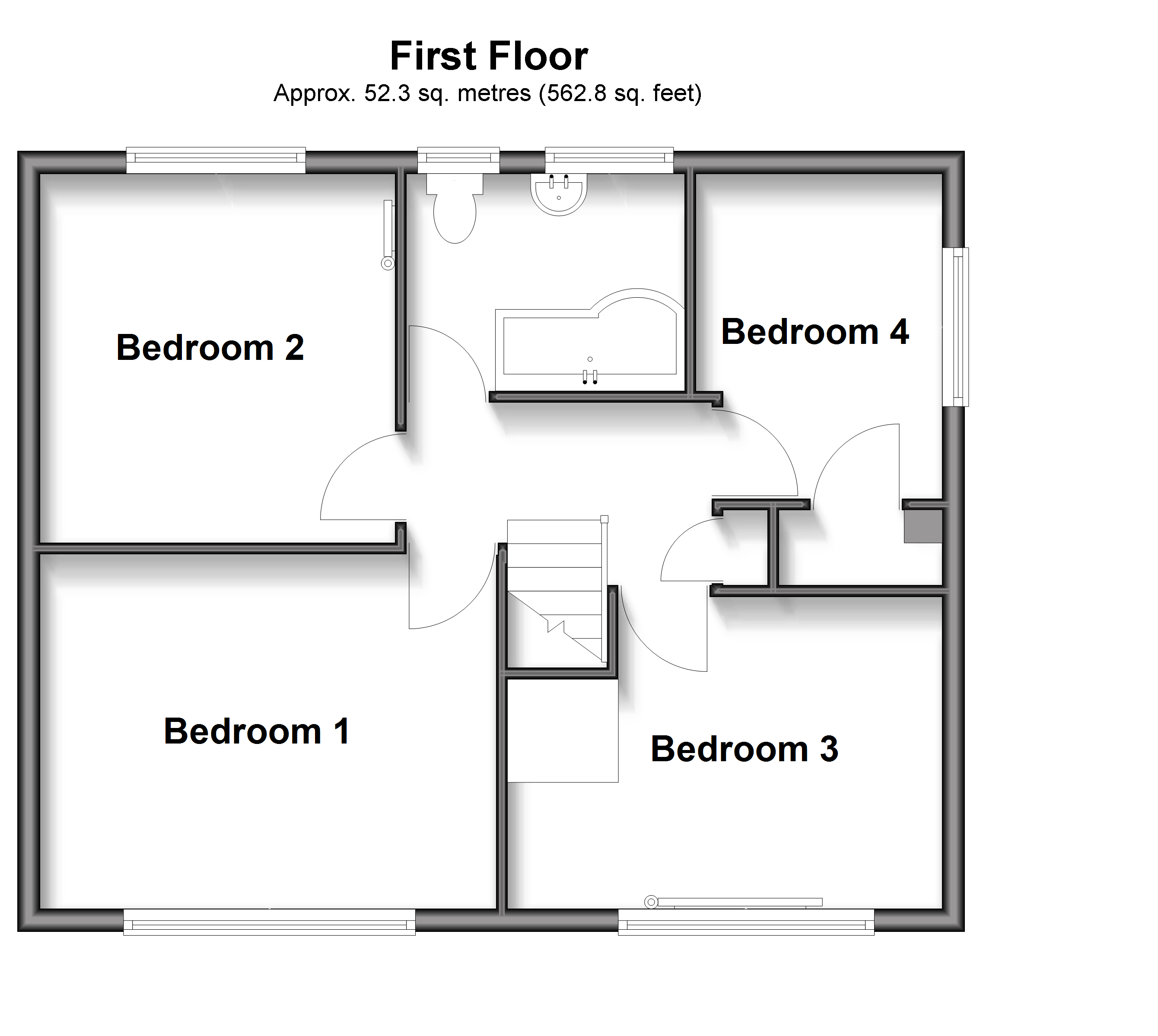 16, Latimer Close, Crawley floorplan