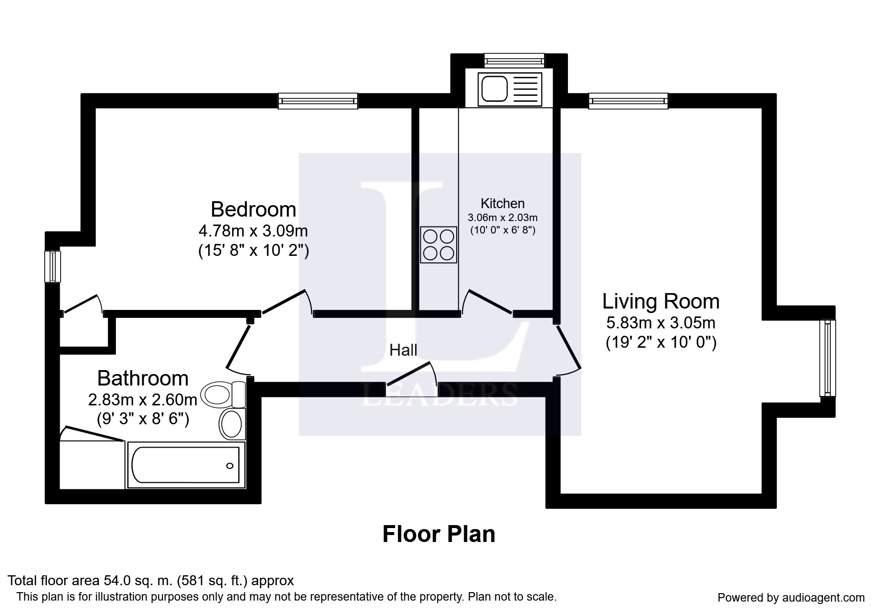 1 Bedrooms Flat to rent in Portland Road, East Grinstead RH19