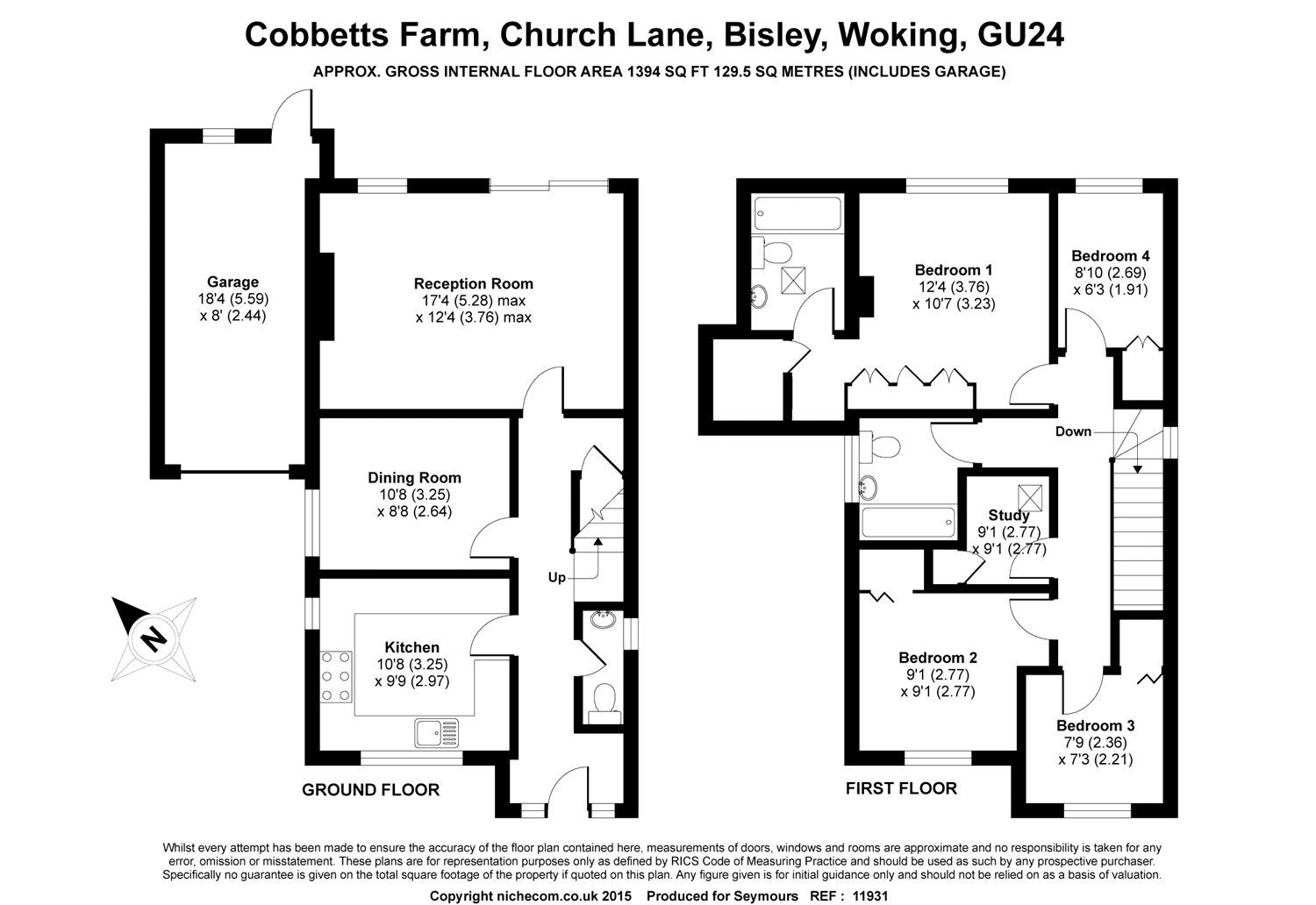 4 Bedrooms Detached house for sale in Church Lane, Bisley, Surrey GU24