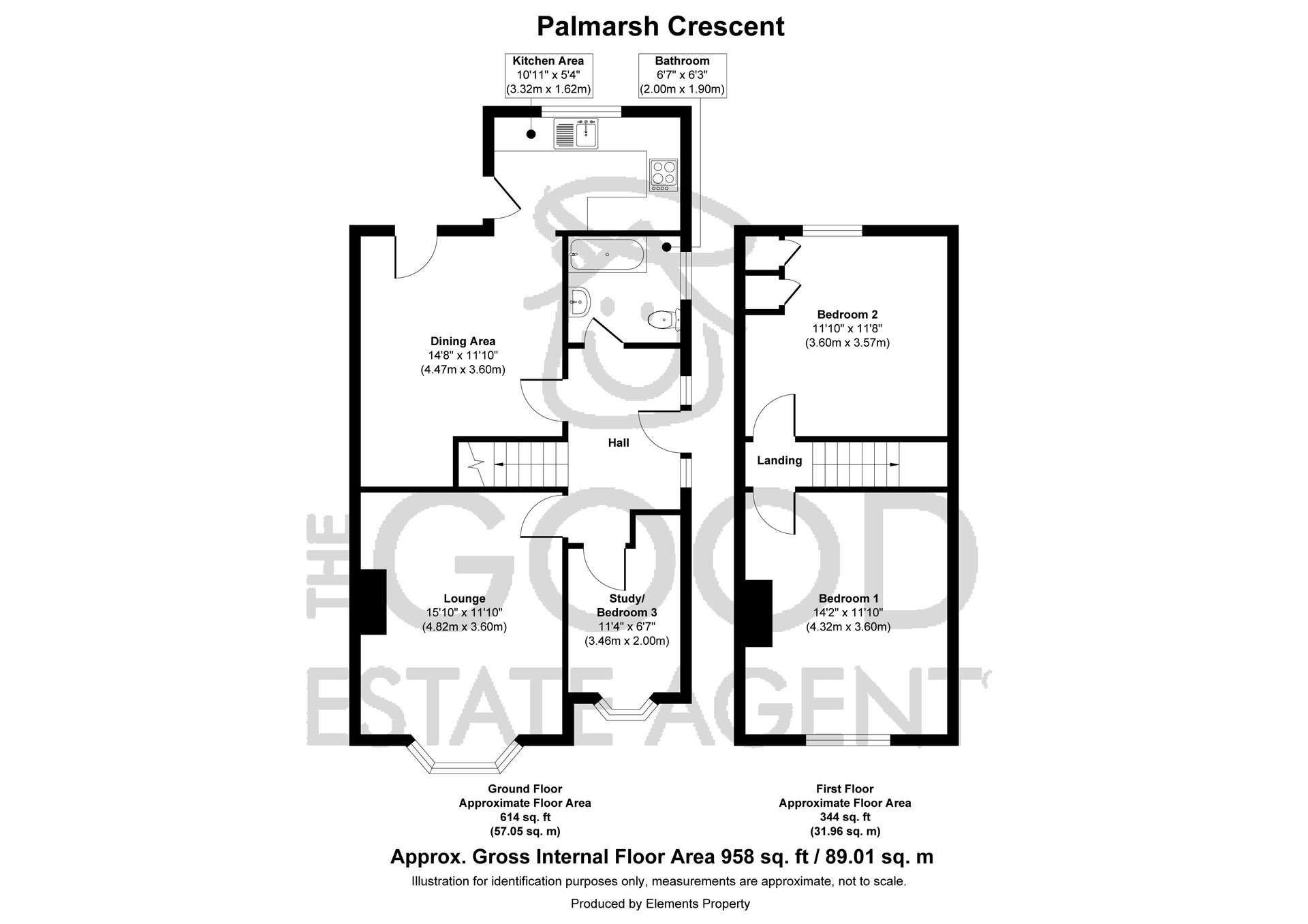15, Palmarsh Crescent, Hythe floorplan