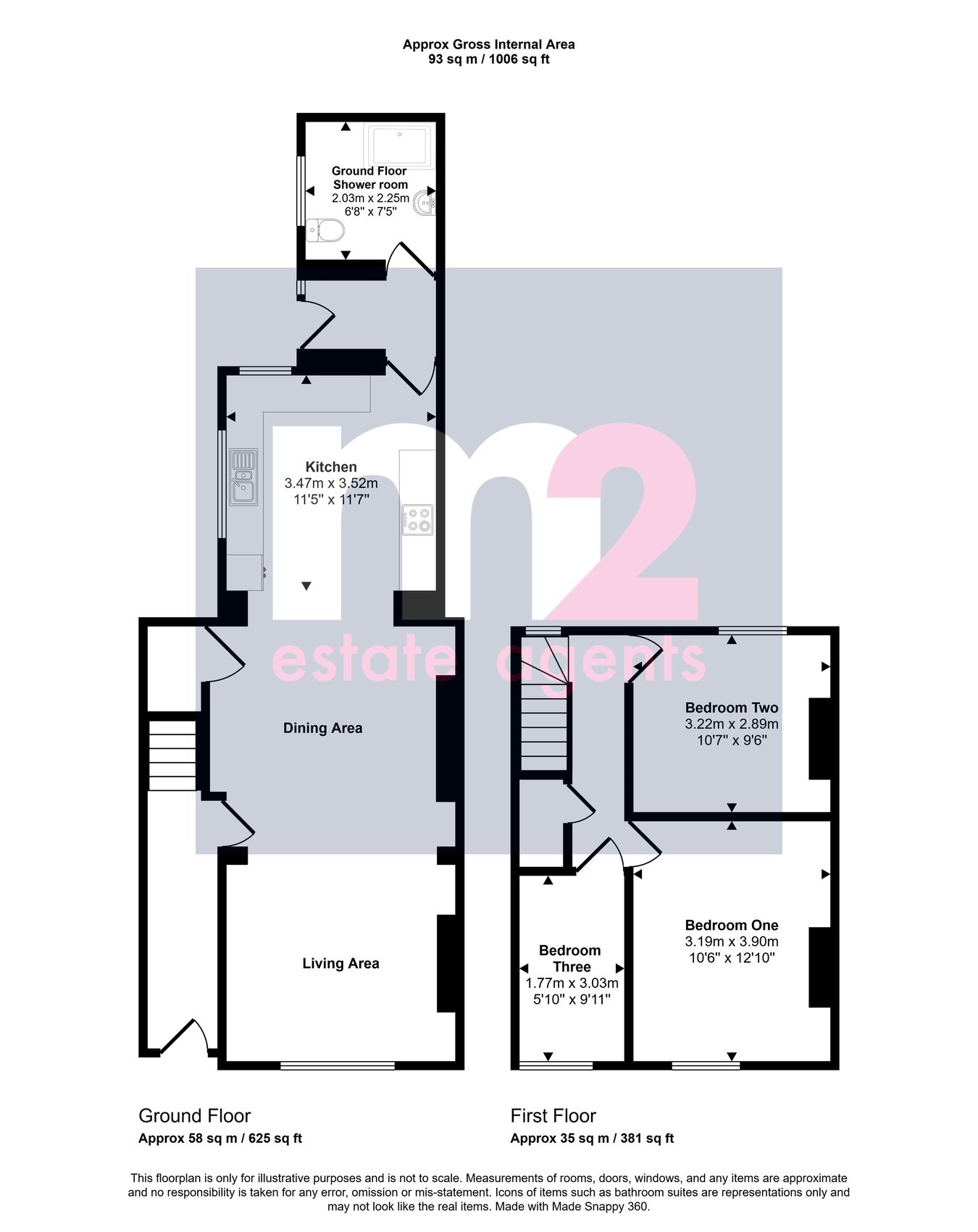 43, Stanhope Street, Abergavenny floorplan