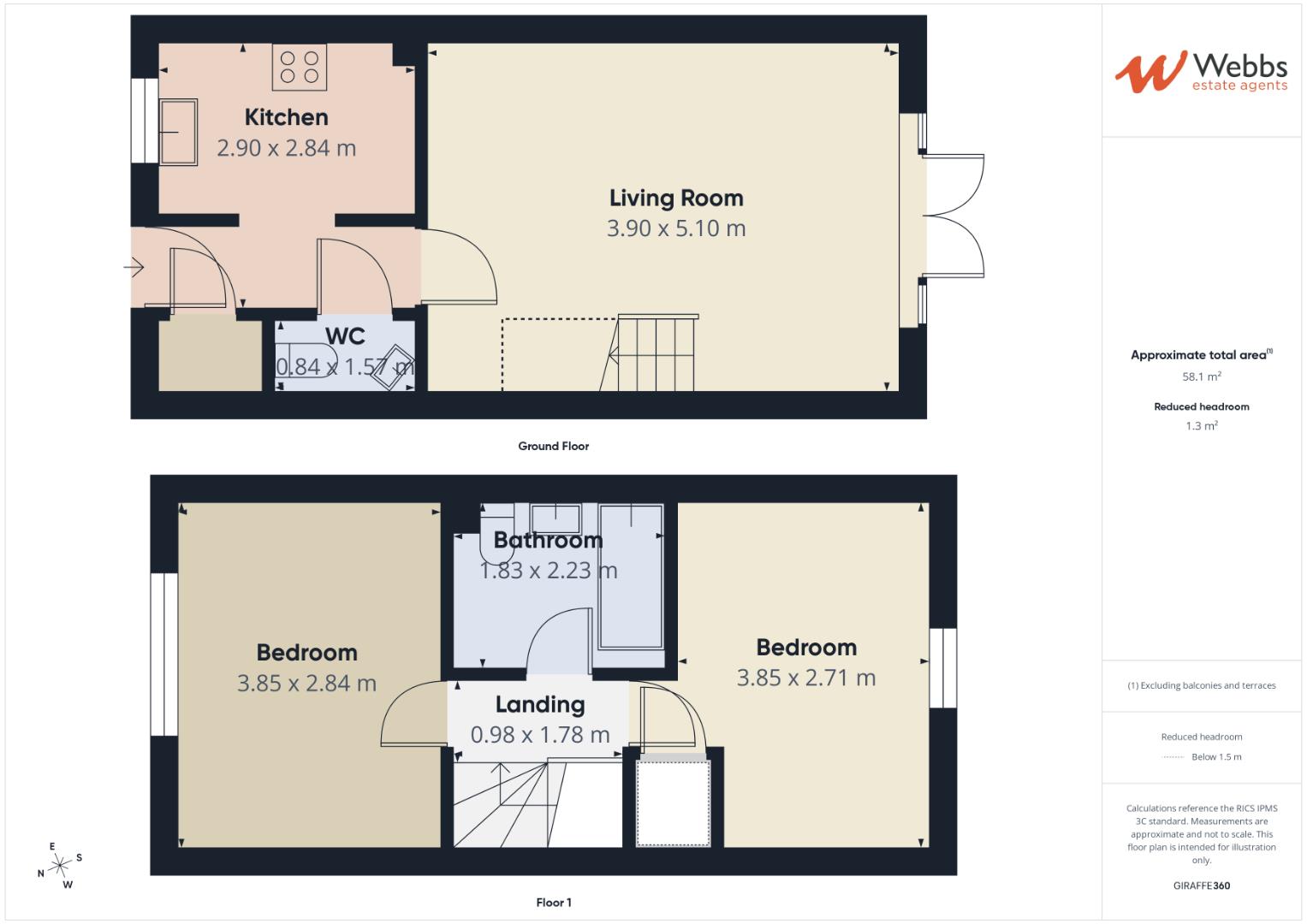 5, Bayliss Drive, Cannock floorplan