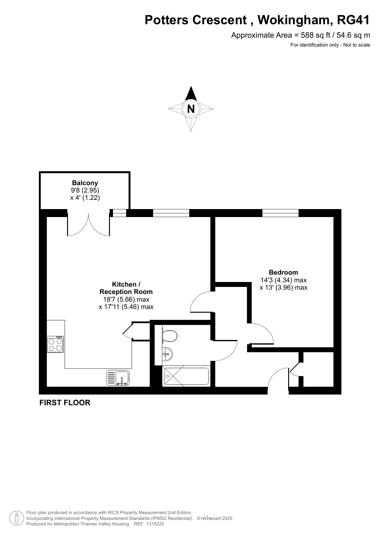Potter Crescent, Wokingham floorplan
