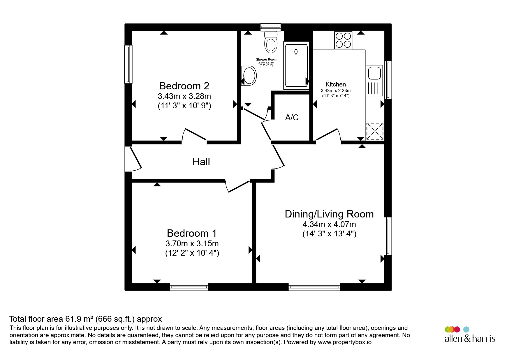17, Minnow Close, Calne floorplan