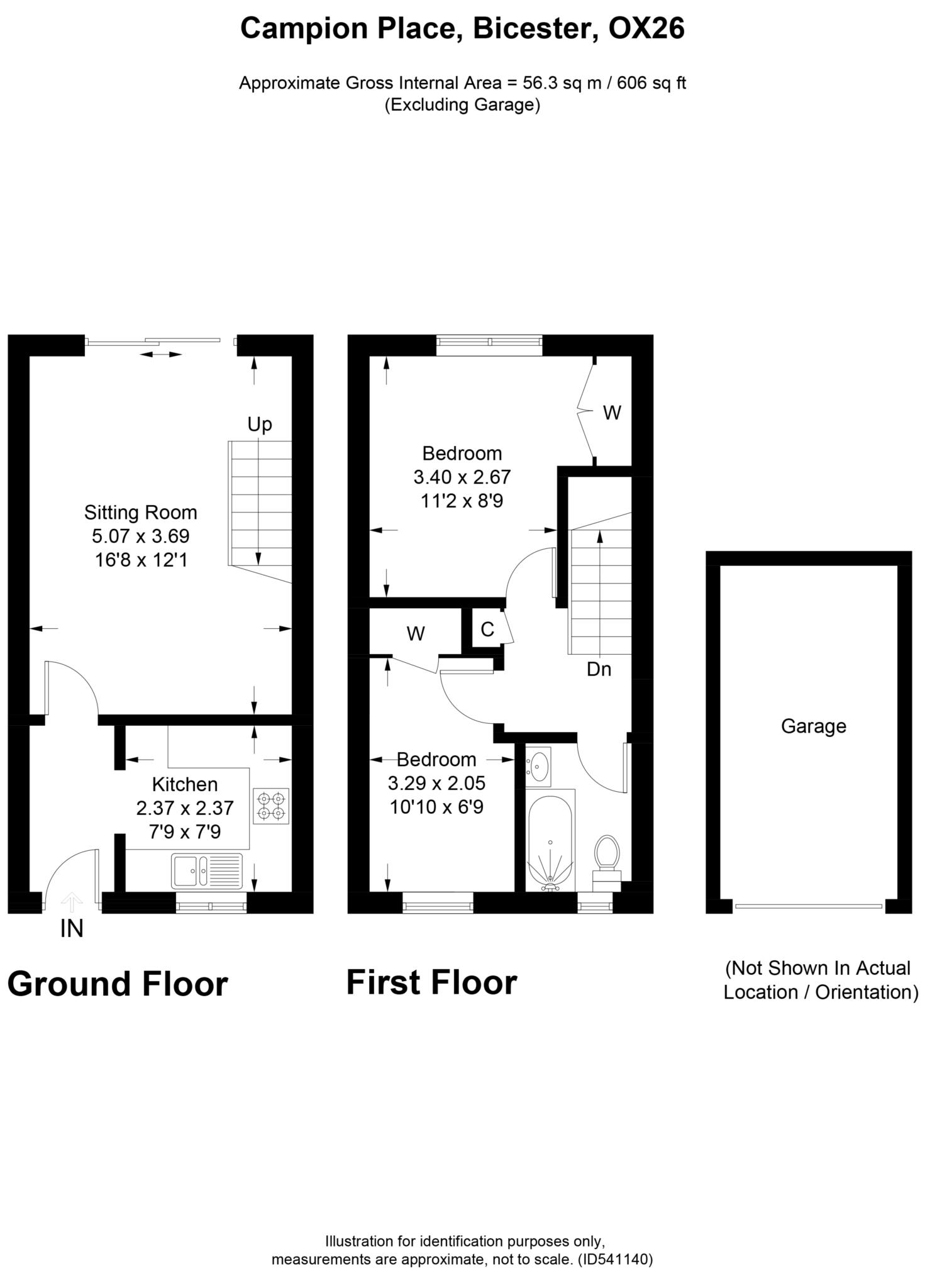 16, Campion Place, Bicester floorplan